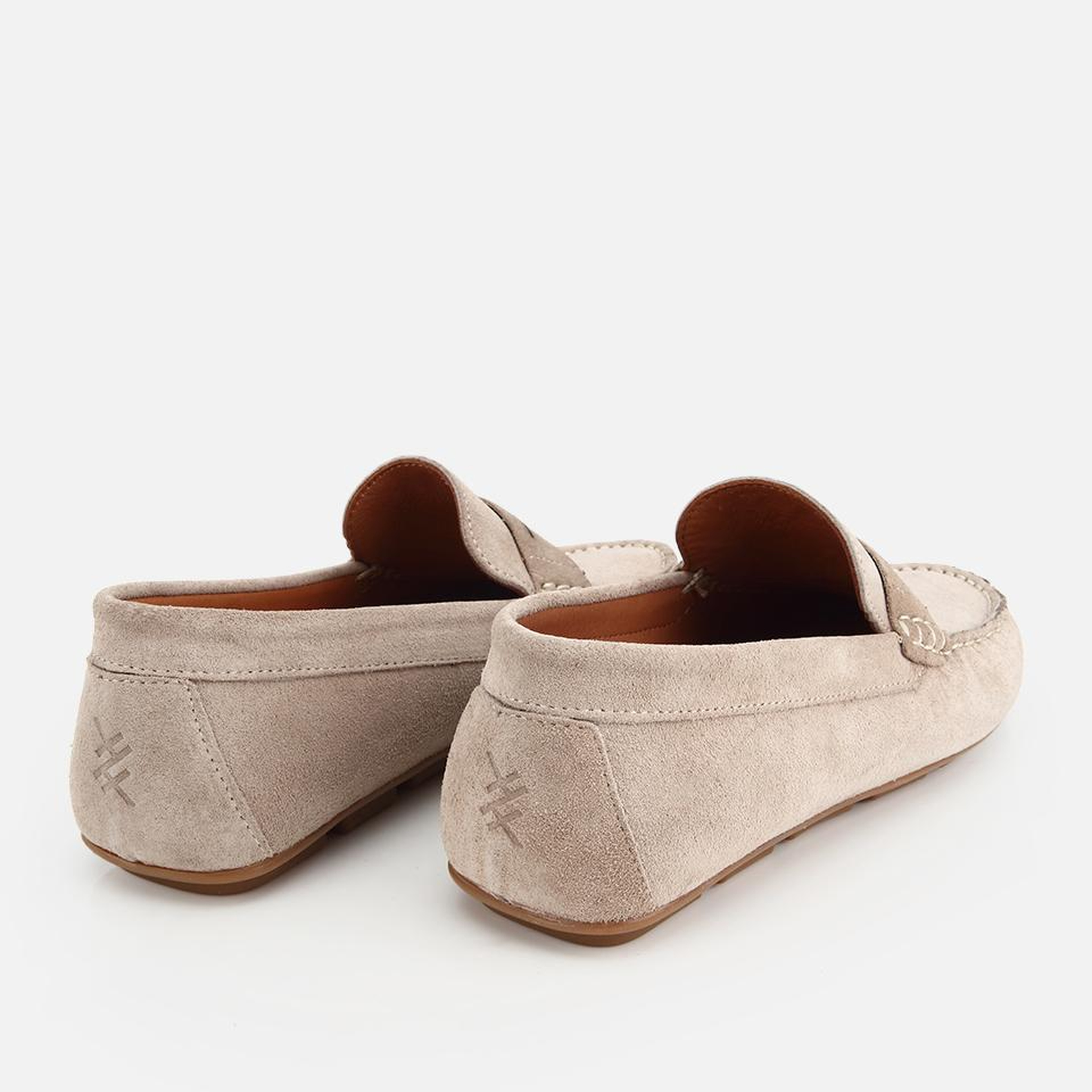 Erkek Süet Deri Bej Comfort Günlük Loafer