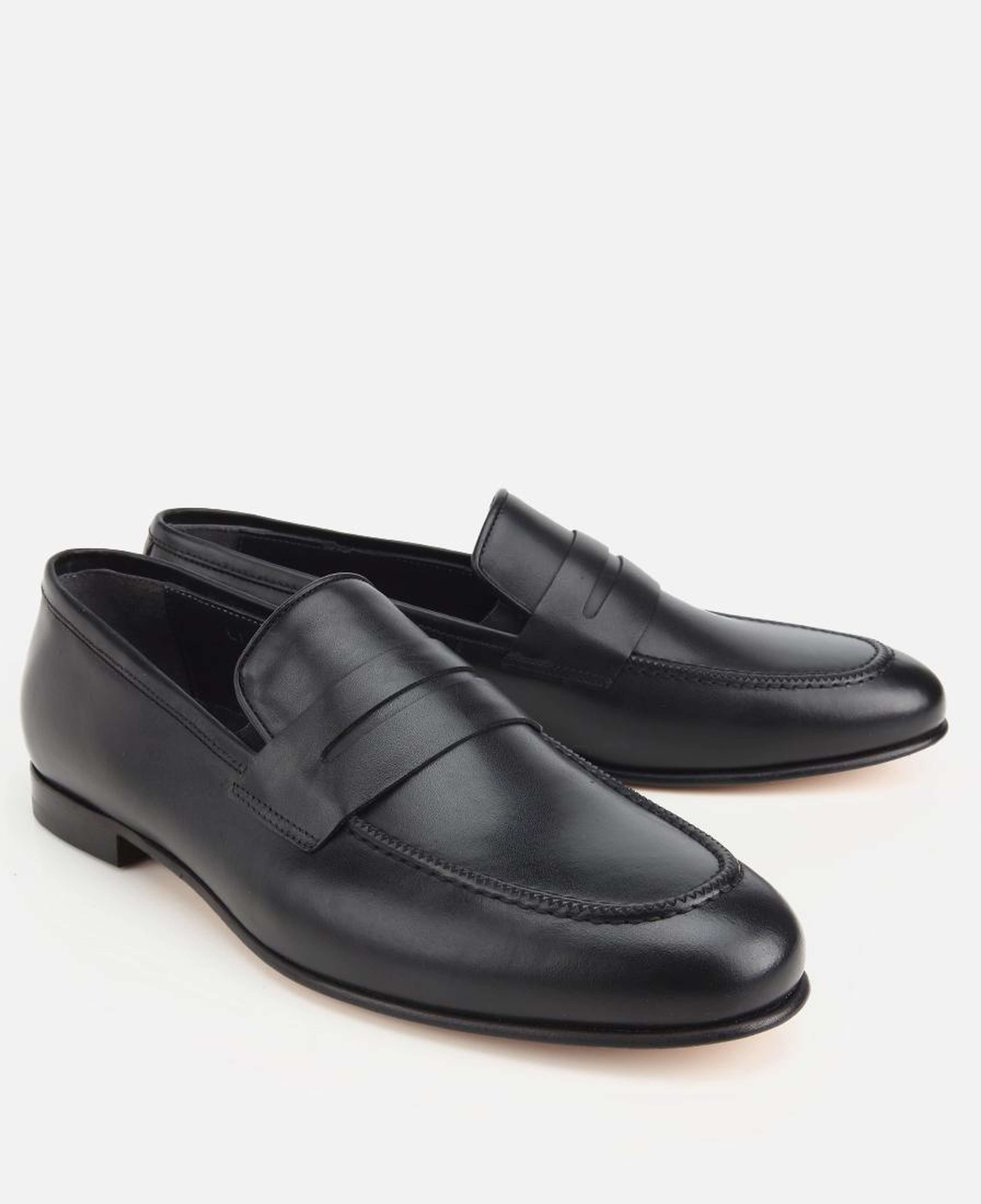 Erkek Deri Siyah Klasik Loafer
