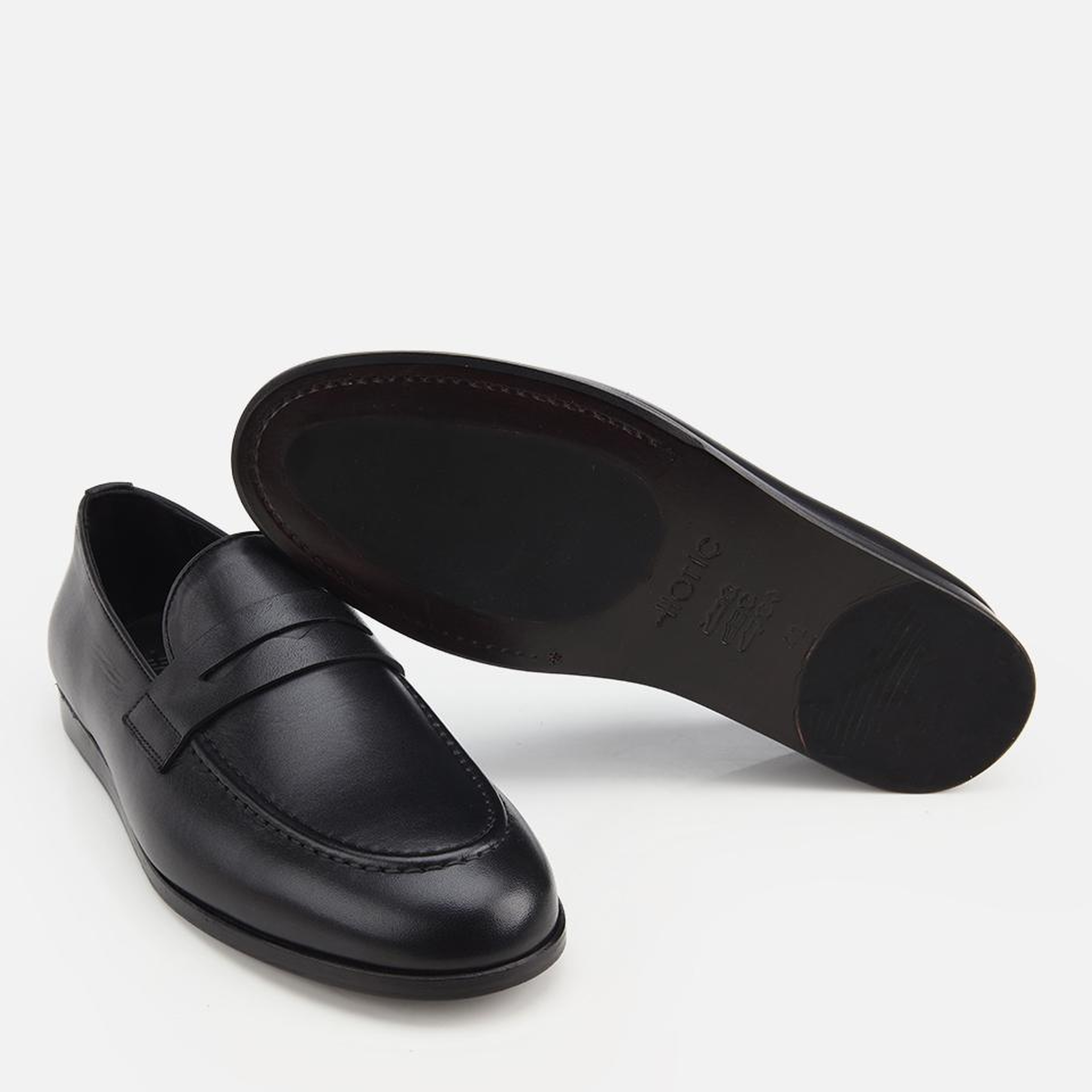 Erkek Deri Siyah Klasik Loafer