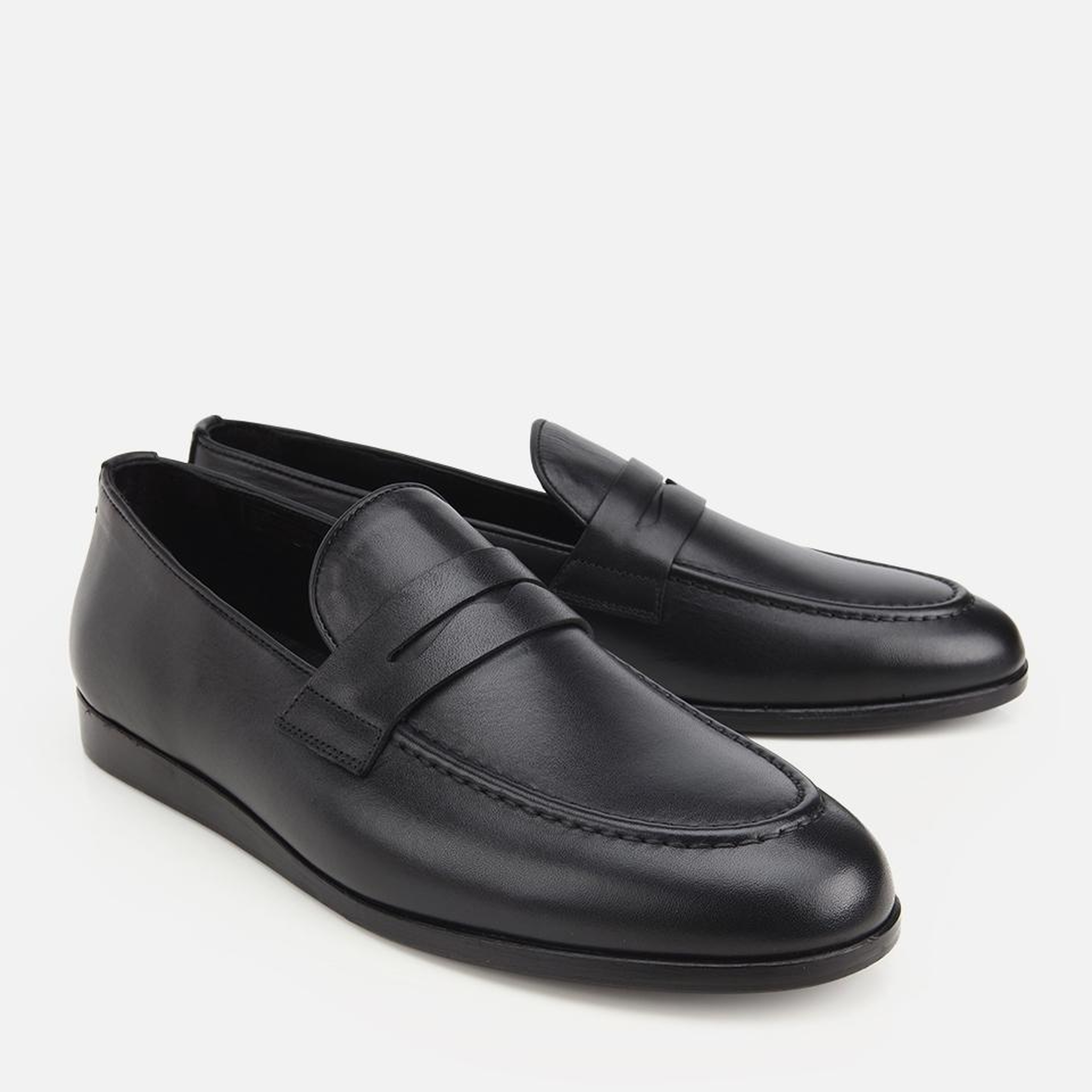 Erkek Deri Siyah Klasik Loafer