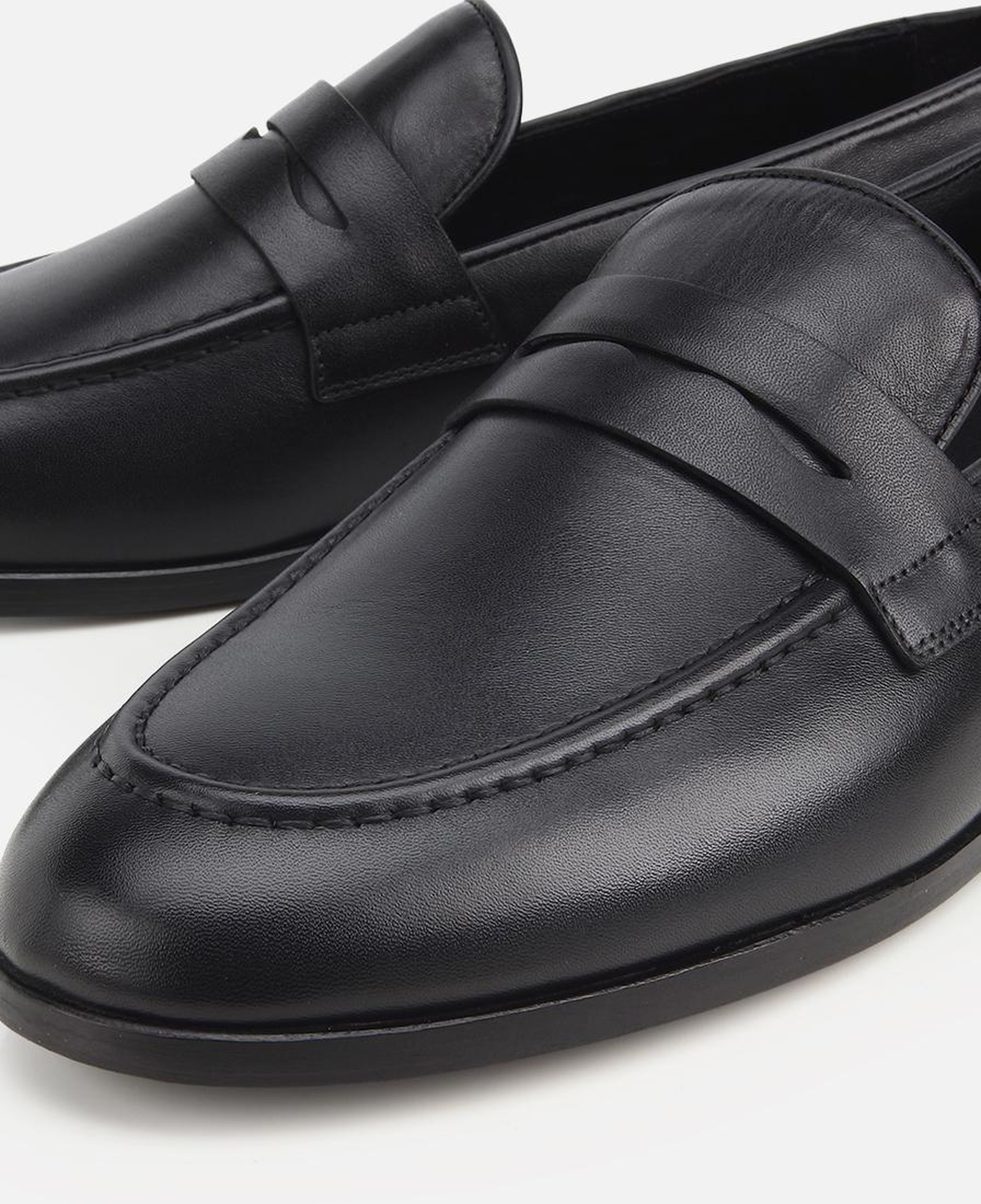 Erkek Deri Siyah Klasik Loafer