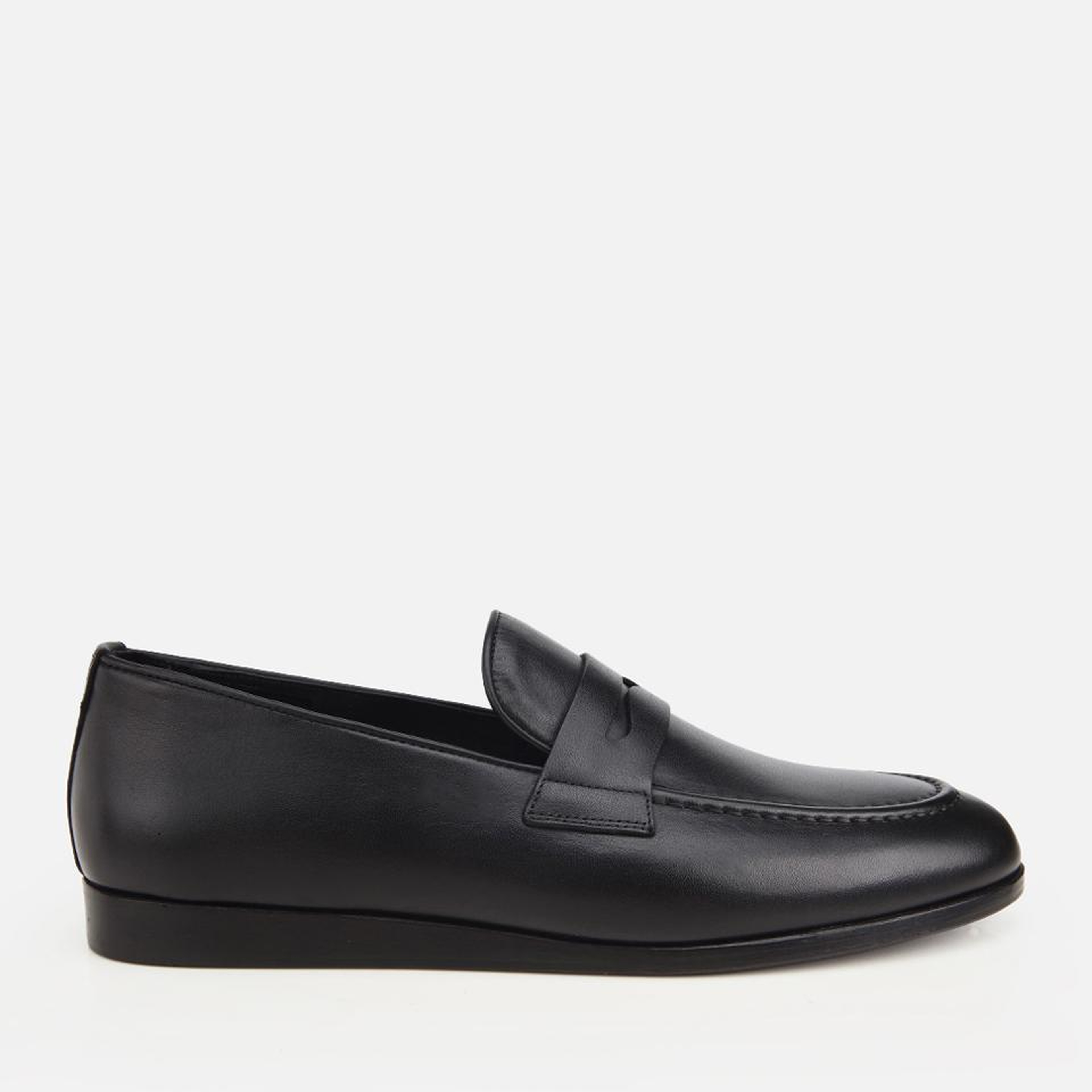 Erkek Deri Siyah Klasik Loafer