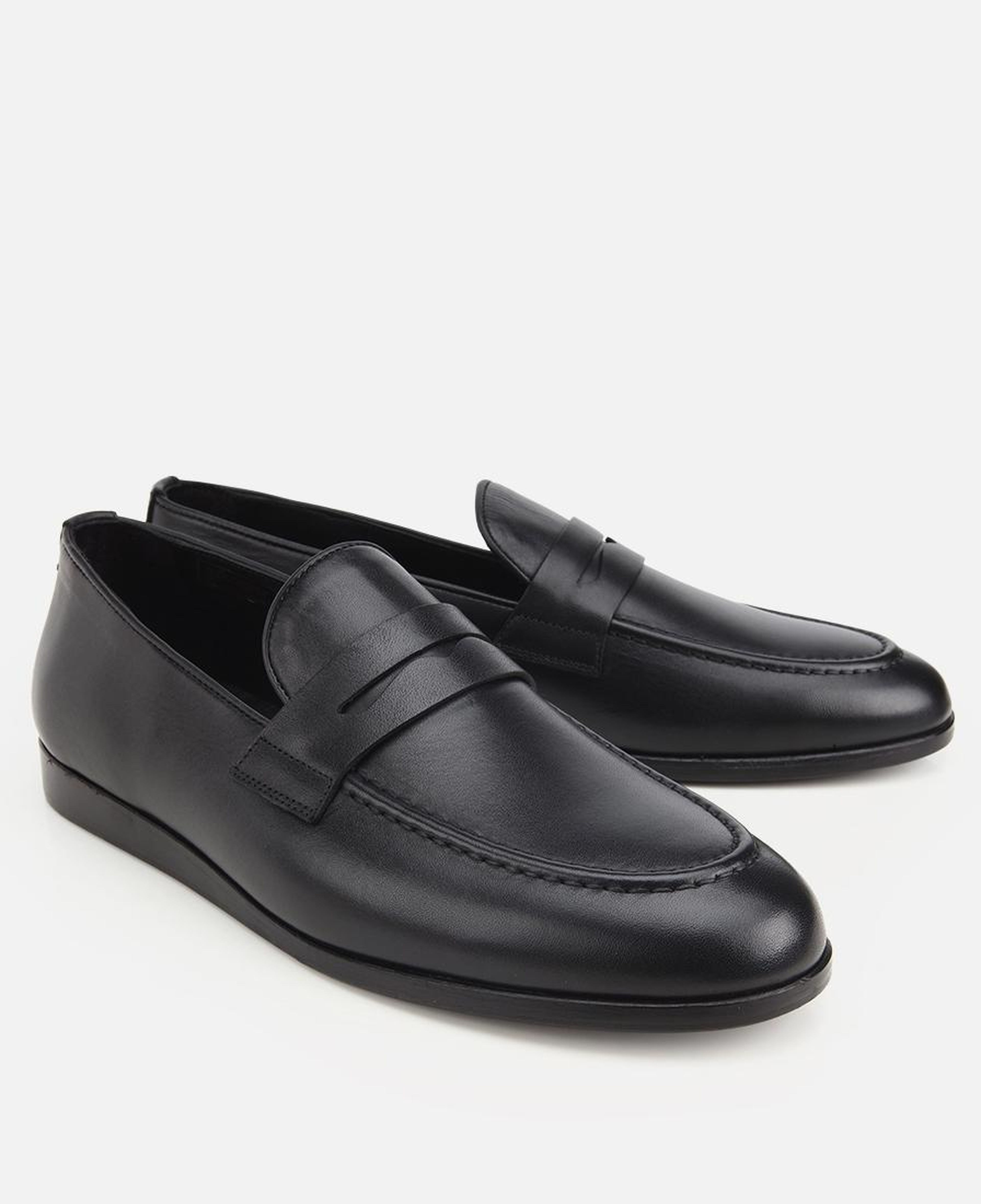 Erkek Deri Siyah Klasik Loafer