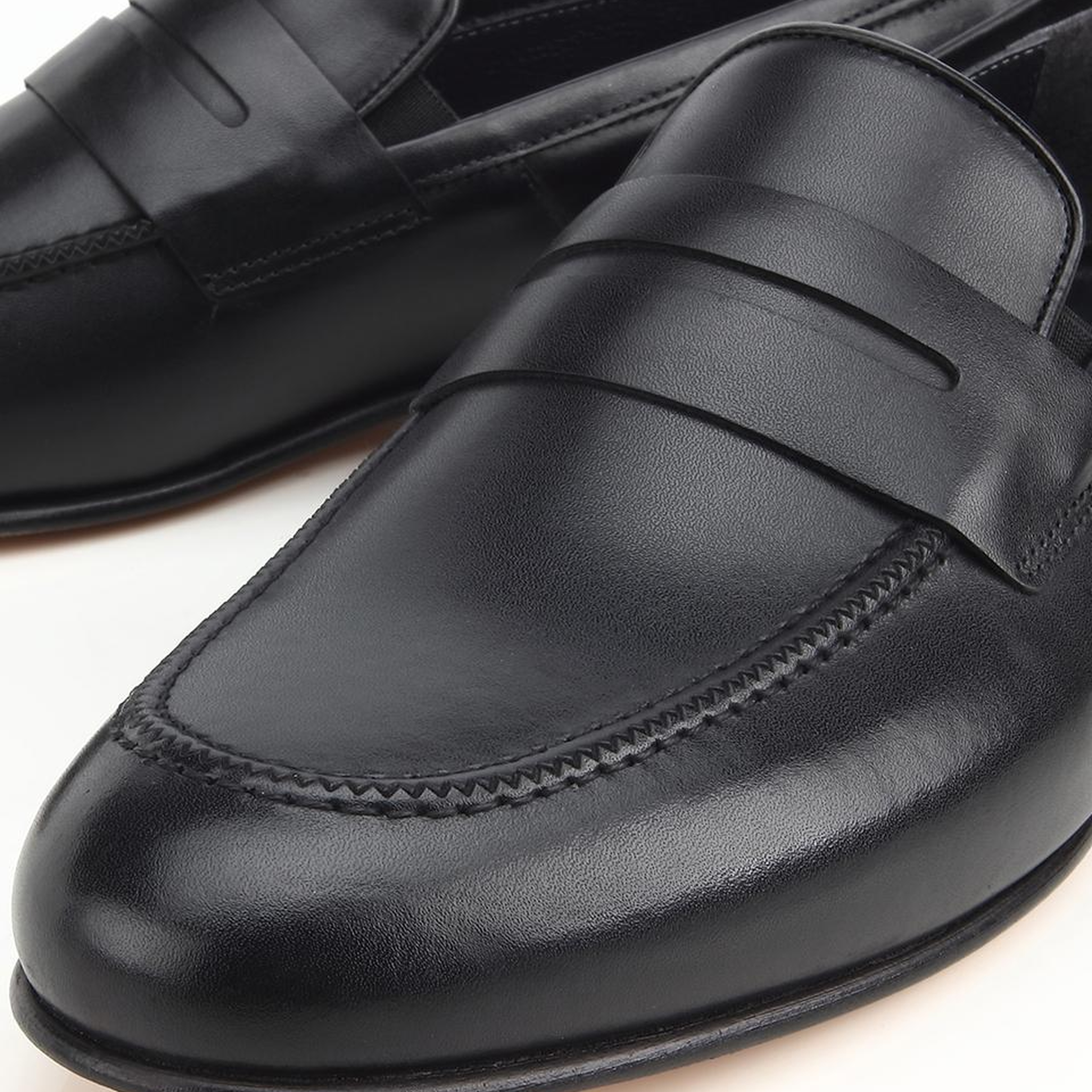 Erkek Deri Siyah Klasik Loafer