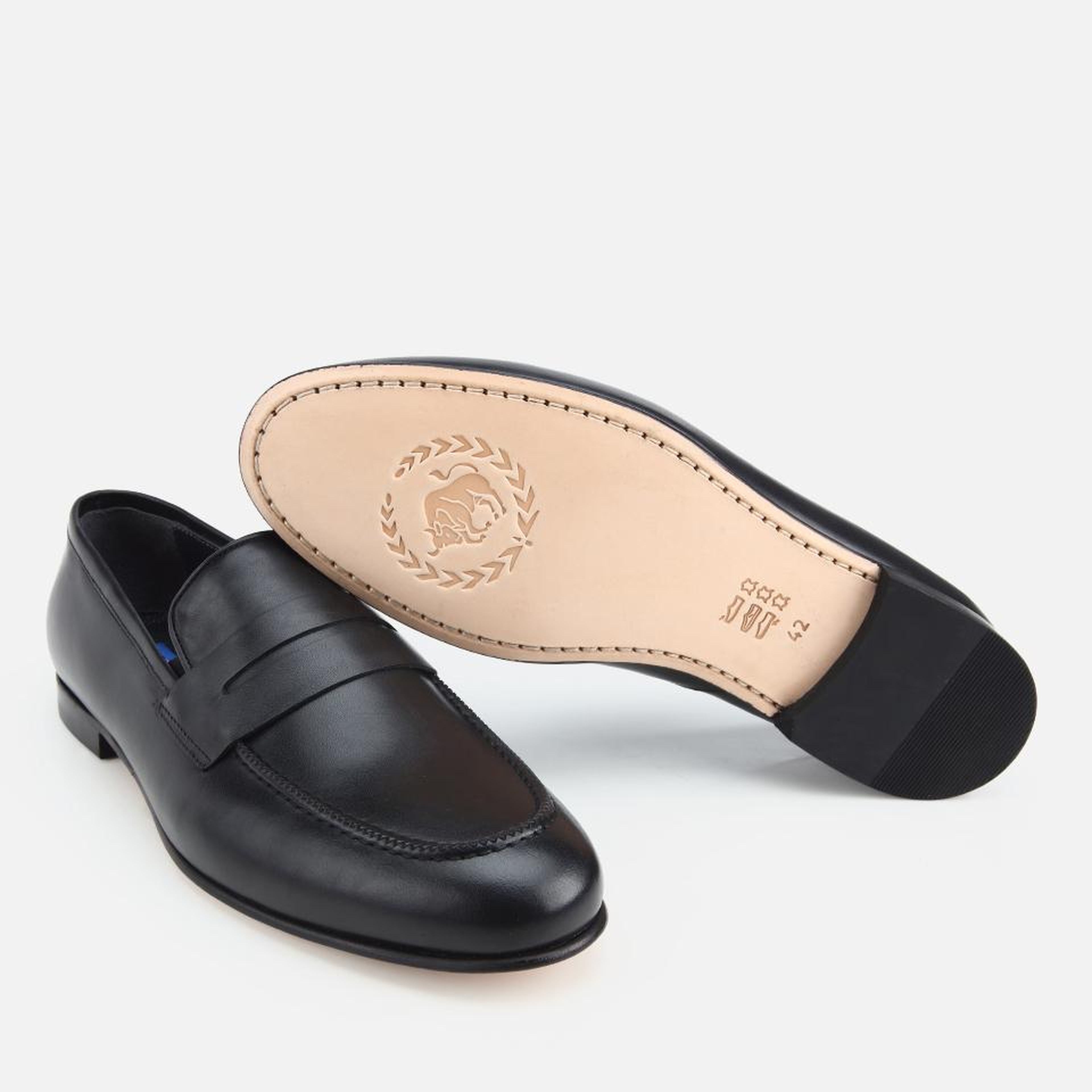Erkek Deri Siyah Klasik Loafer