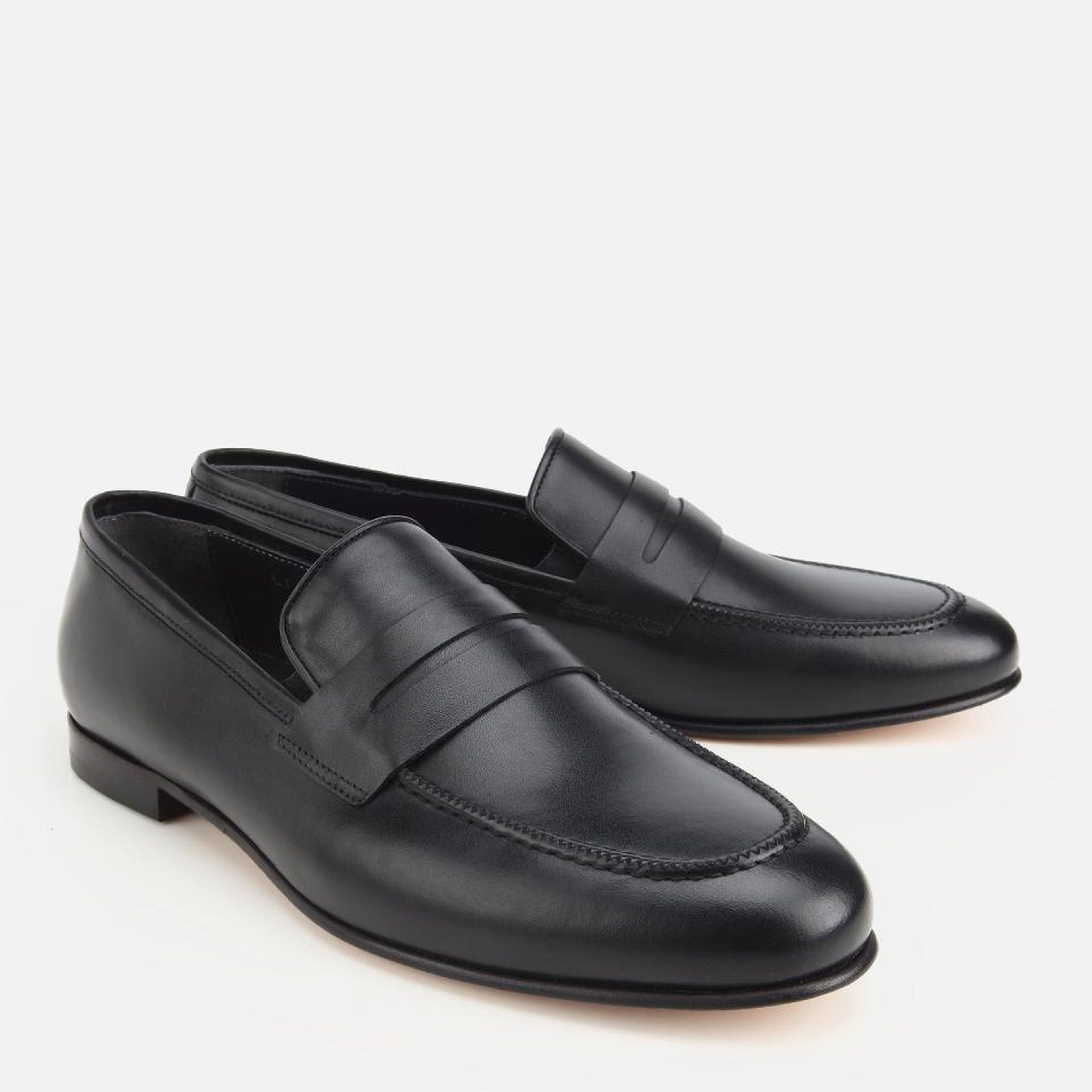Erkek Deri Siyah Klasik Loafer