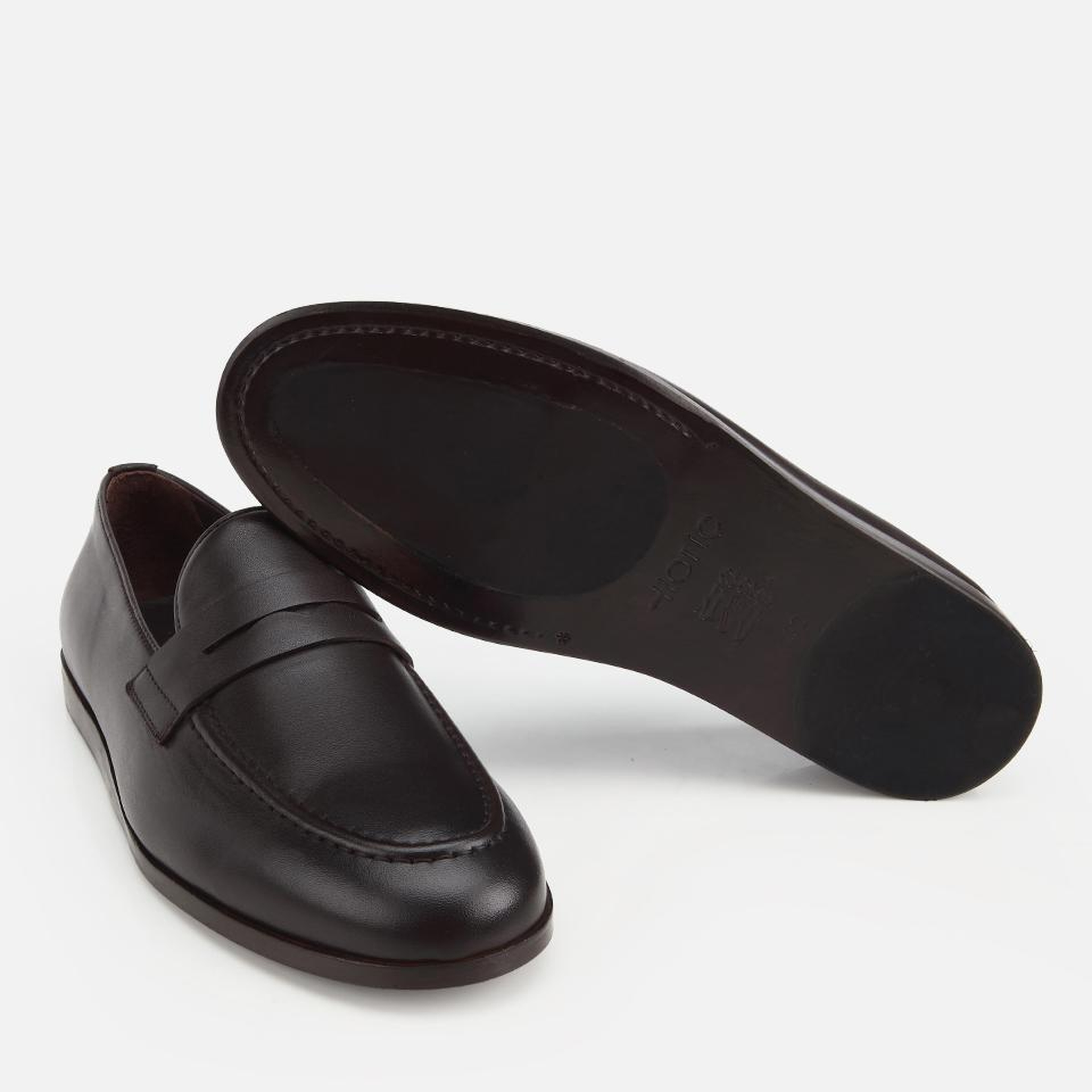 Erkek Deri Kahverengi Klasik Loafer