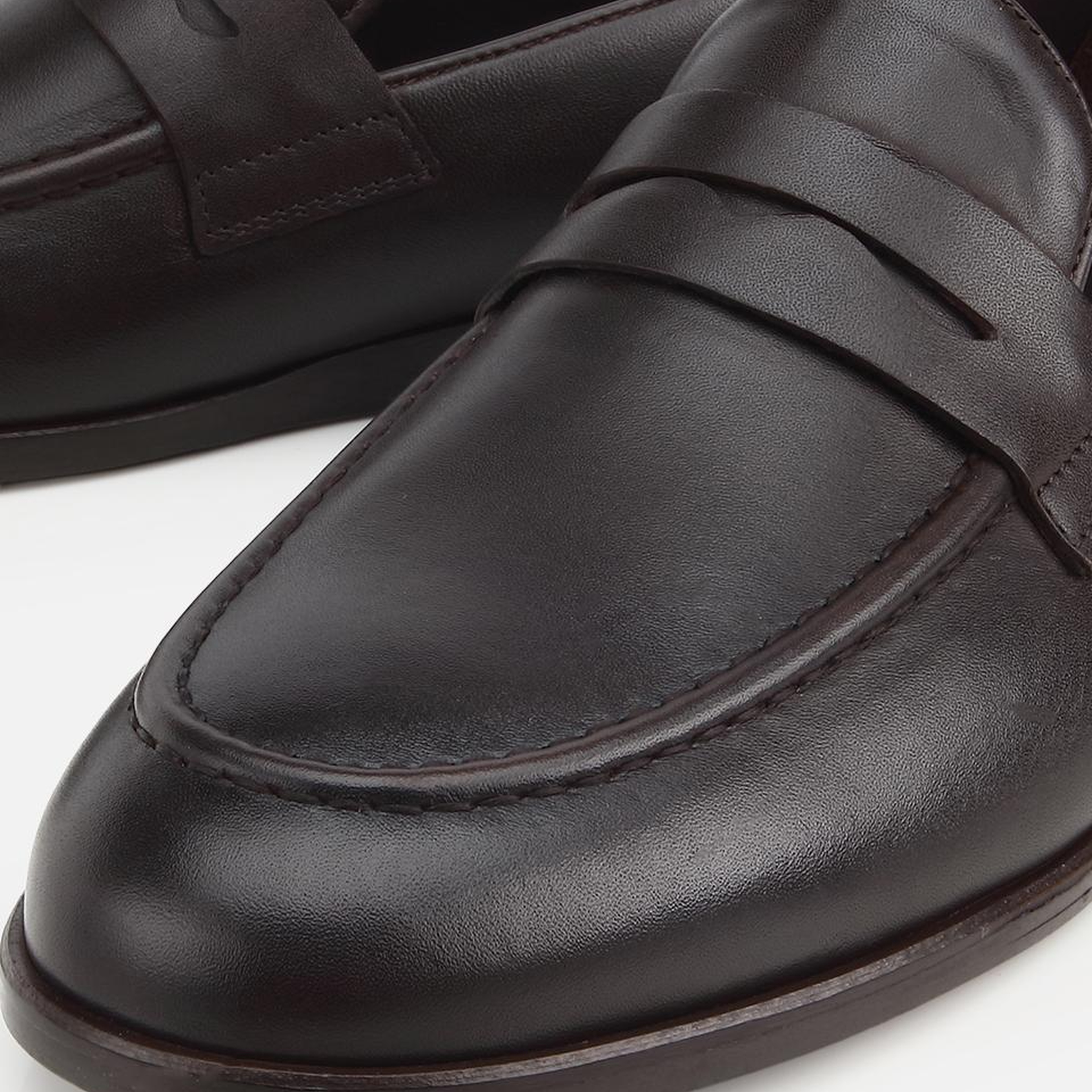 Erkek Deri Kahverengi Klasik Loafer