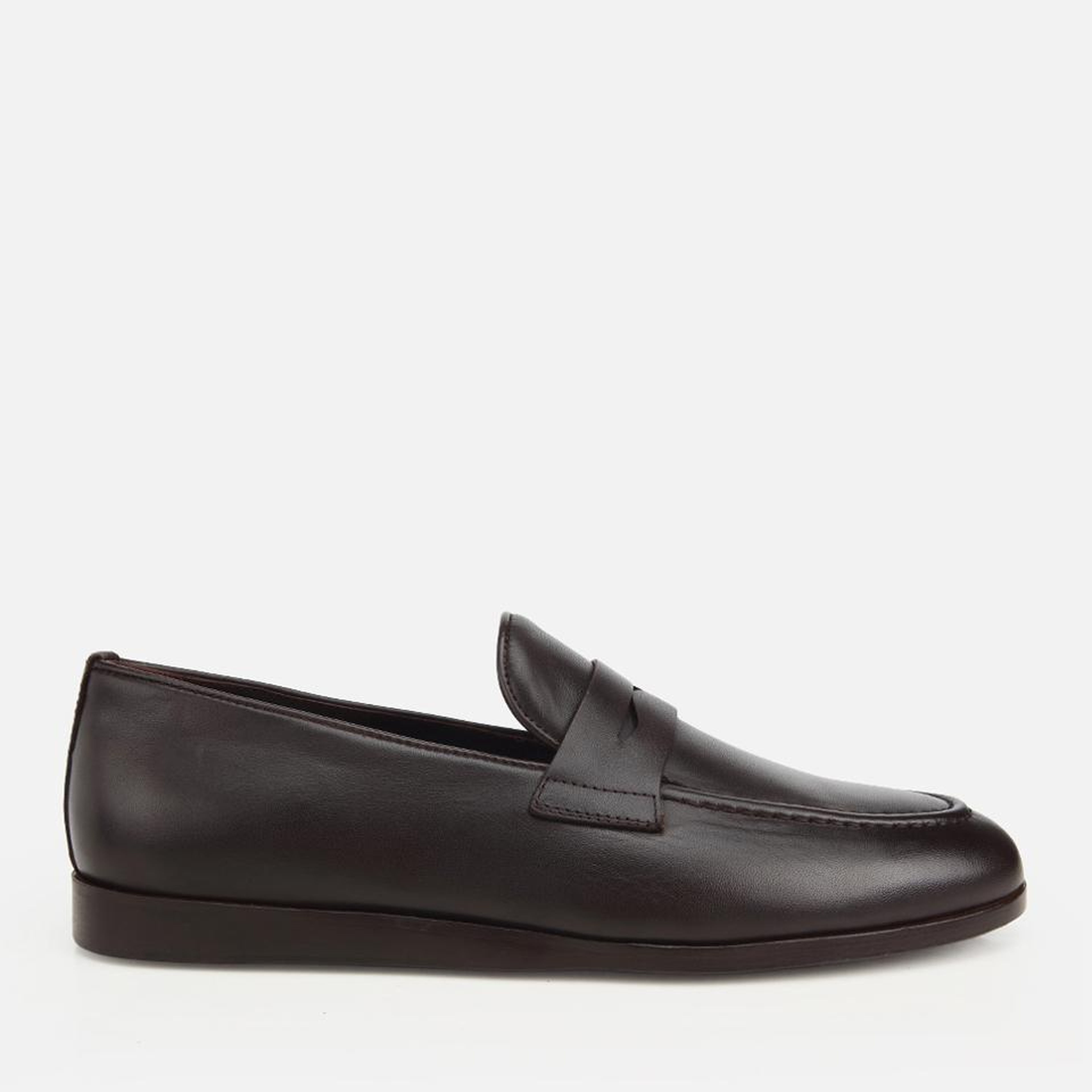 Erkek Deri Kahverengi Klasik Loafer