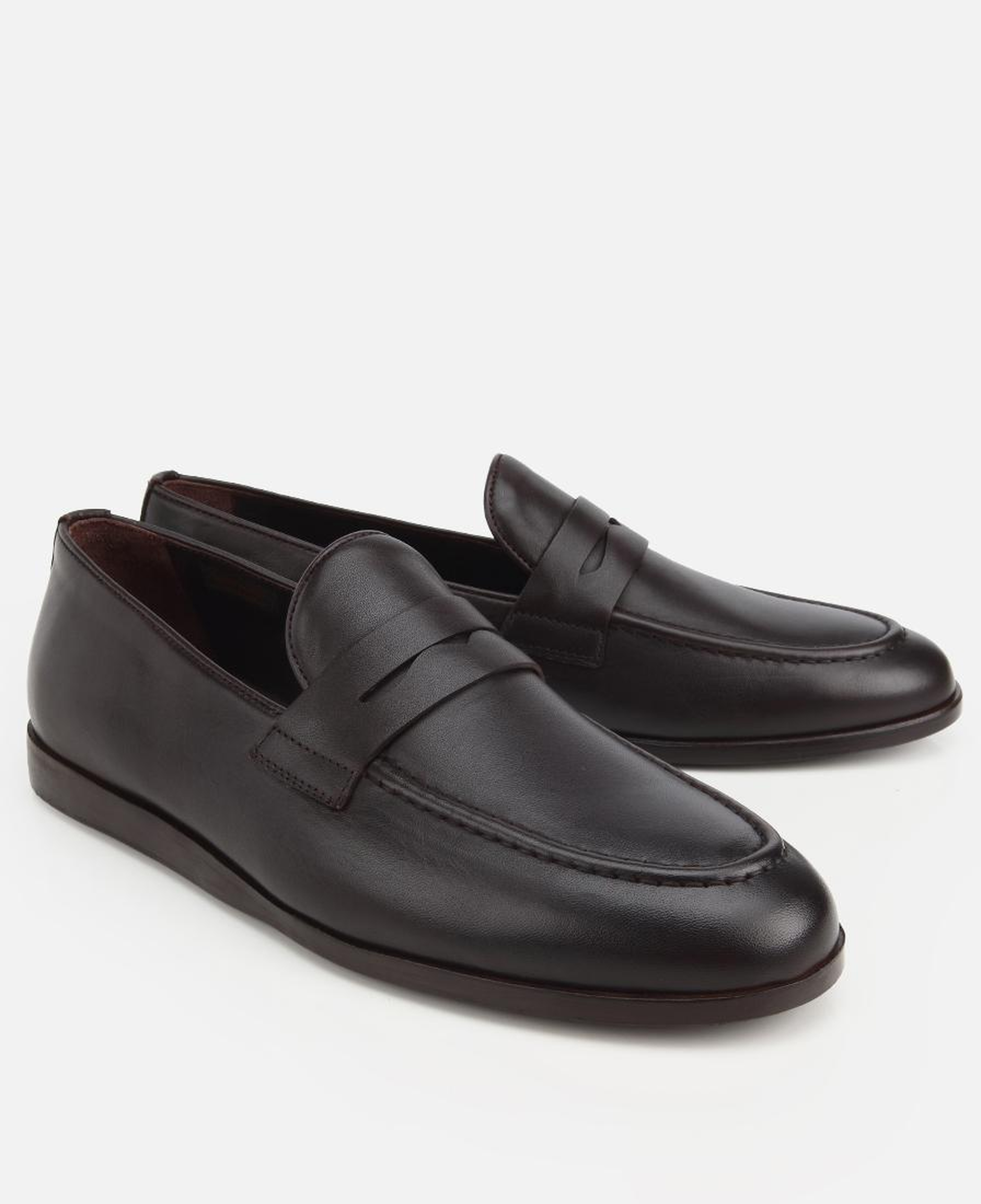 Erkek Deri Kahverengi Klasik Loafer