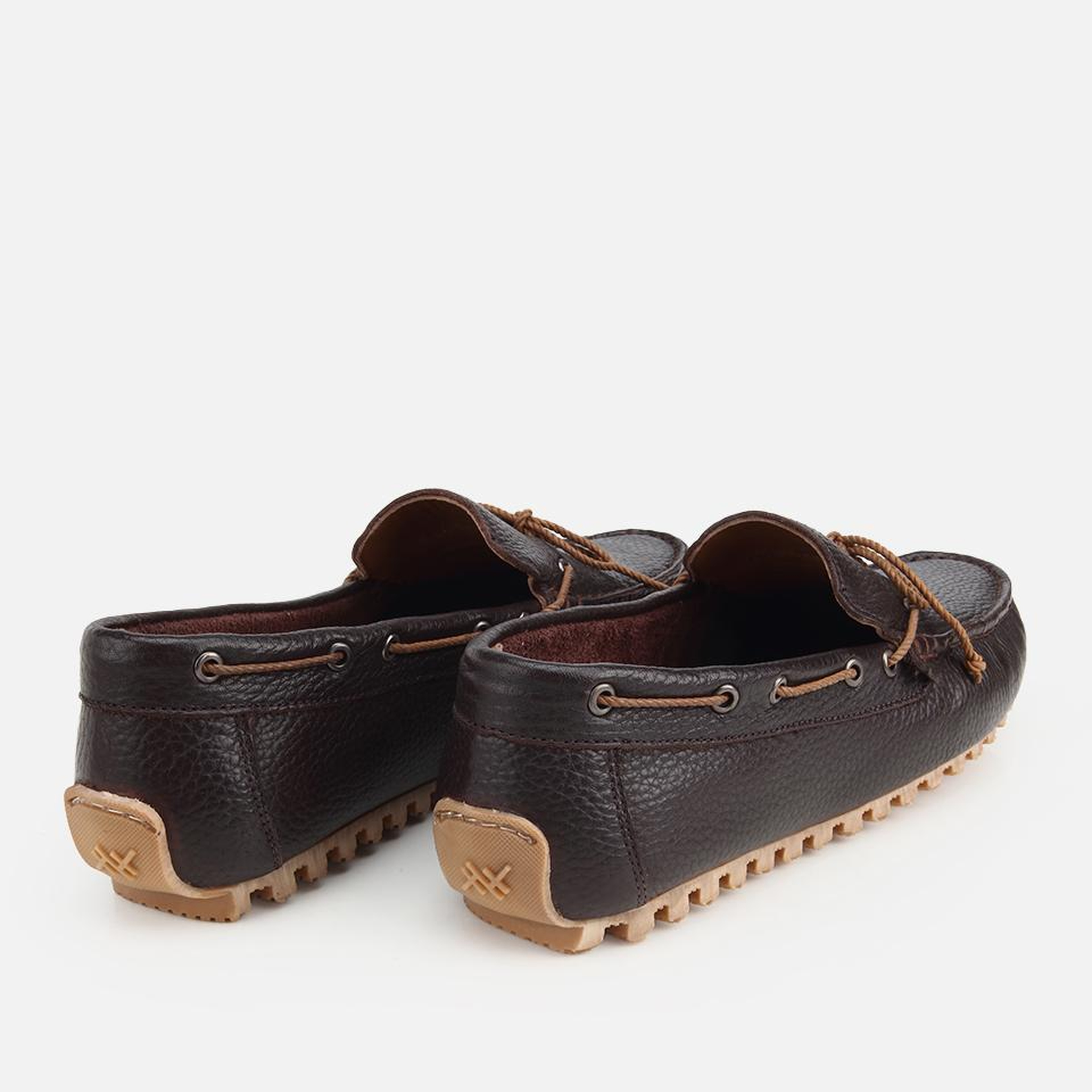 Erkek Deri Kahverengi Püskül Detaylı Günlük Loafer