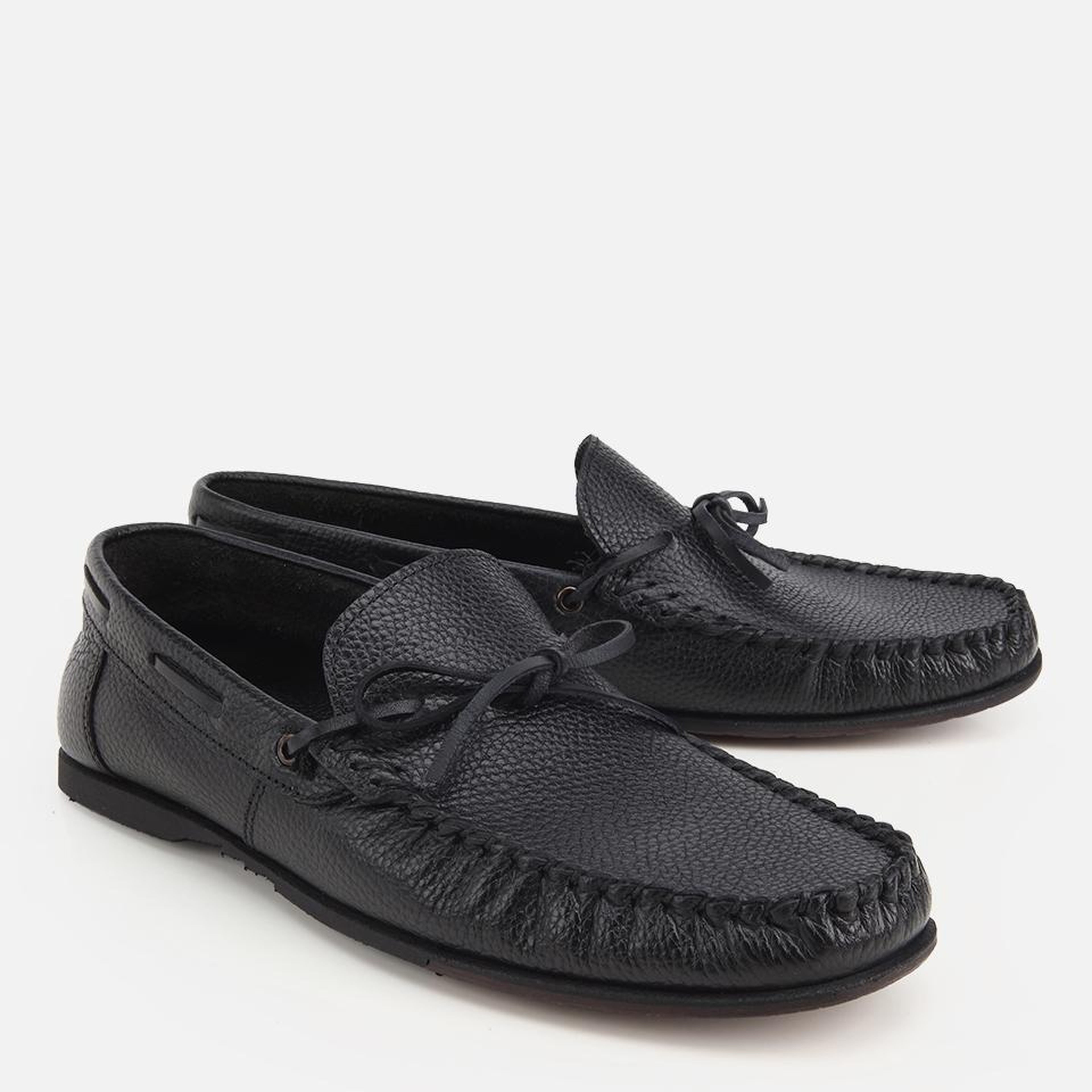 Erkek Deri Siyah Yumuşak Dokulu Günlük Loafer