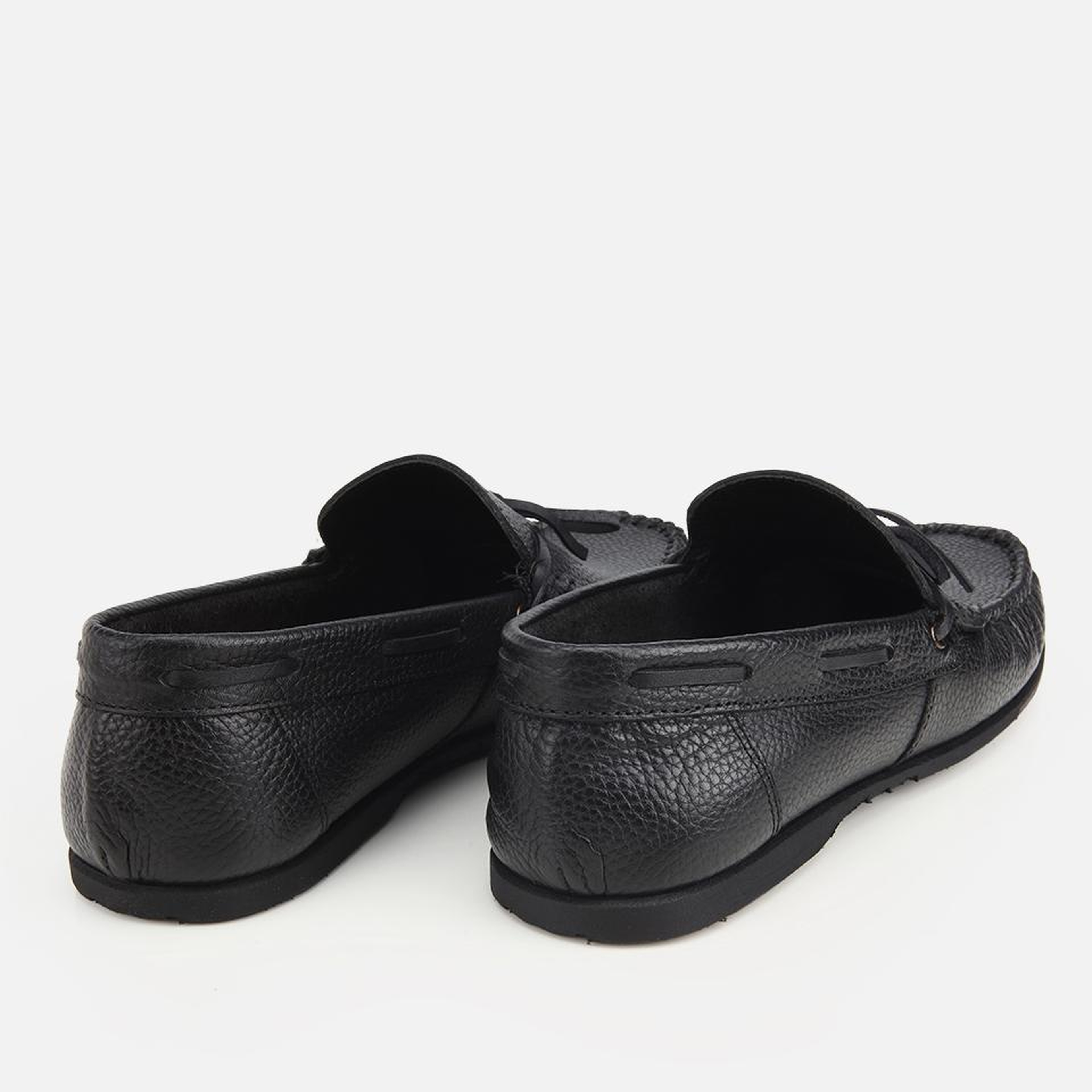 Erkek Deri Siyah Yumuşak Dokulu Günlük Loafer
