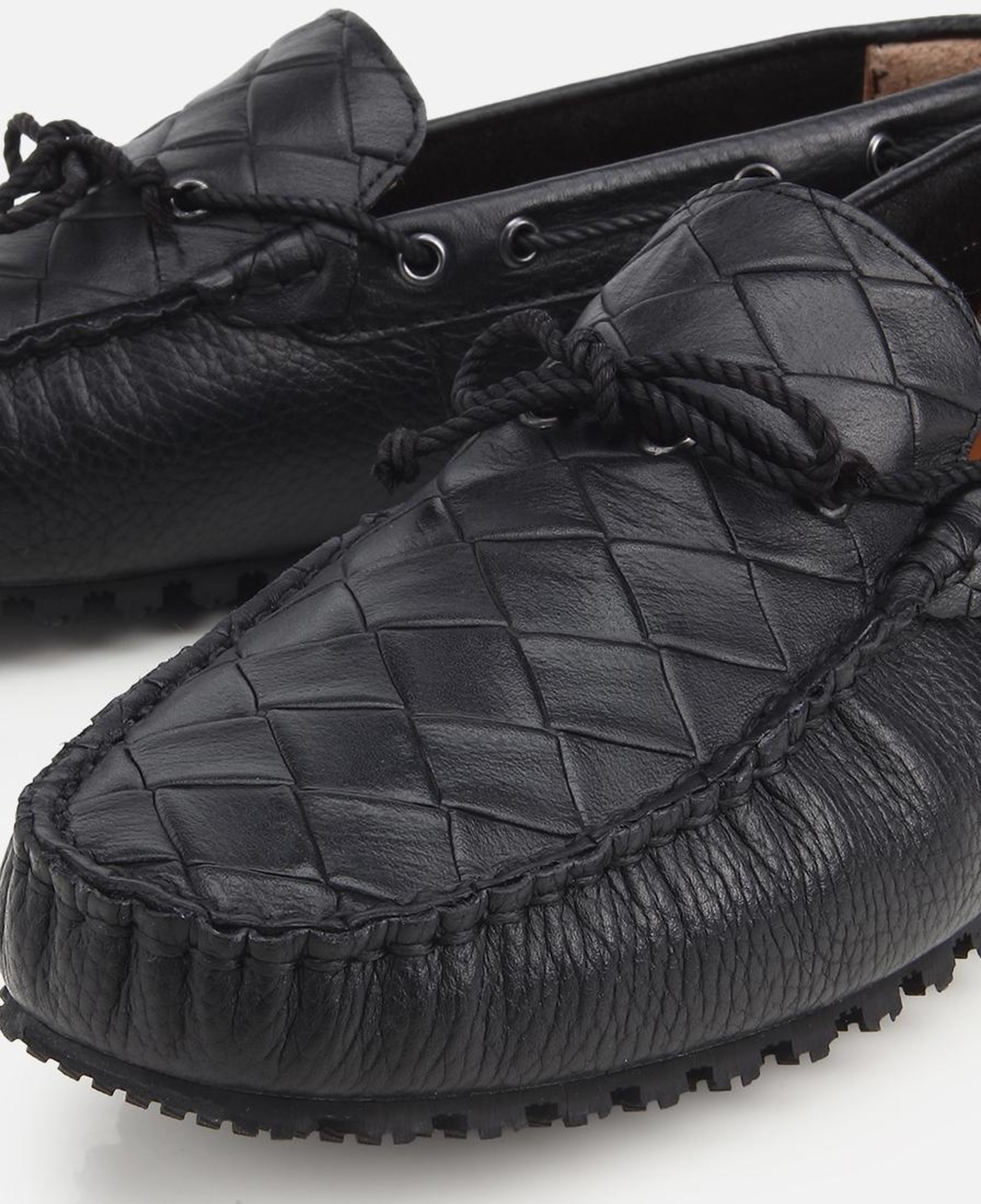 Erkek Deri Siyah Kroko Detaylı Günlük Loafer