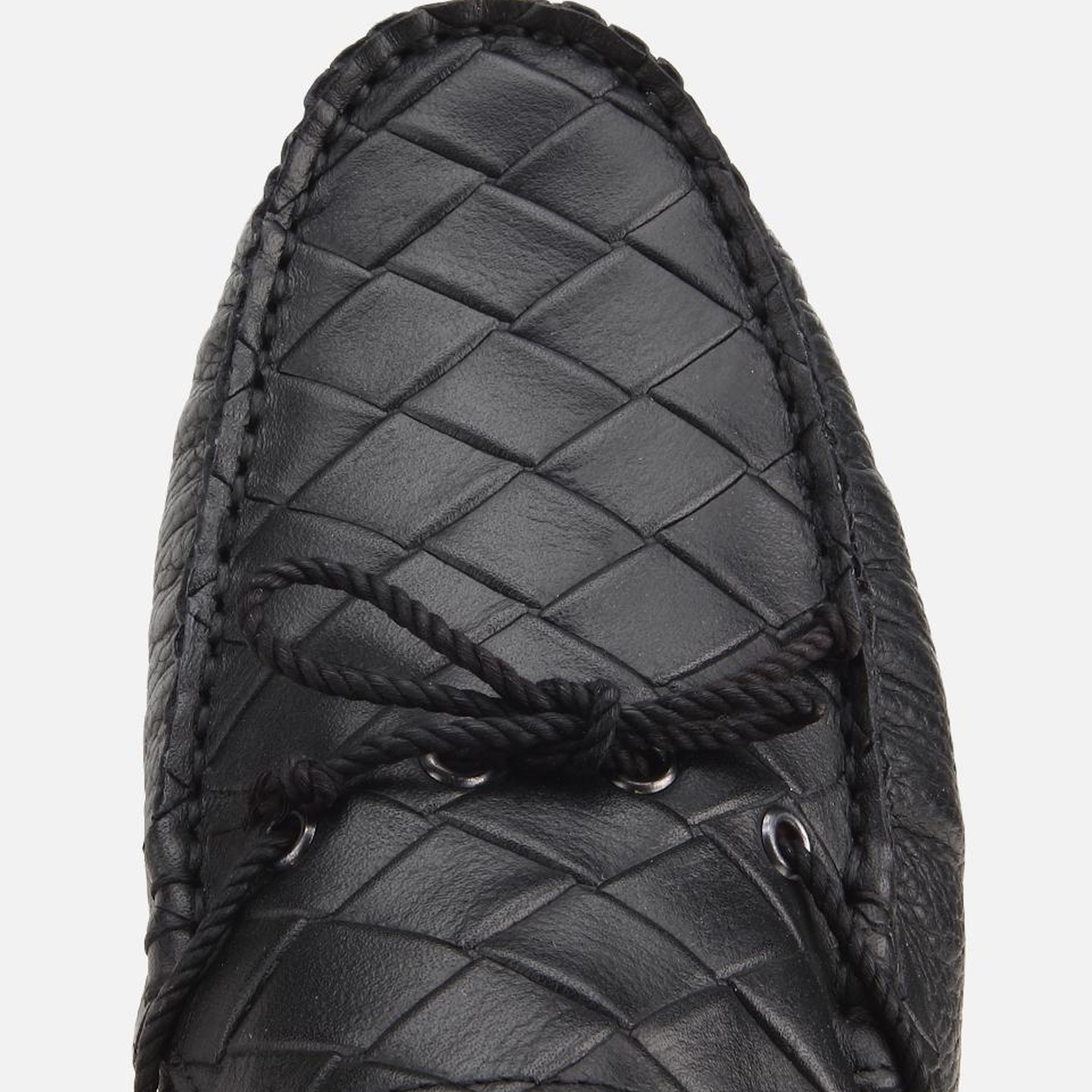 Erkek Deri Siyah Kroko Detaylı Günlük Loafer
