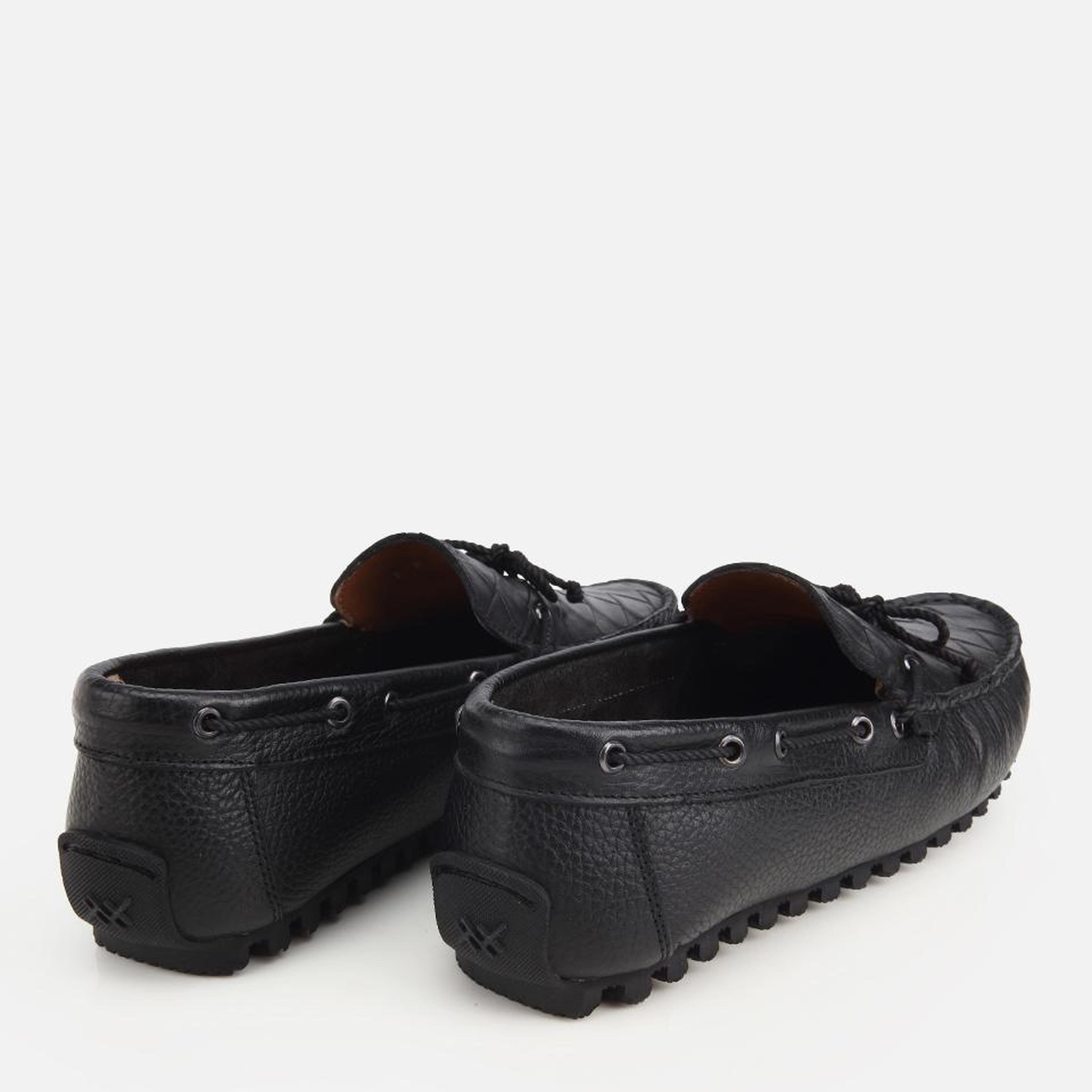 Erkek Deri Siyah Kroko Detaylı Günlük Loafer
