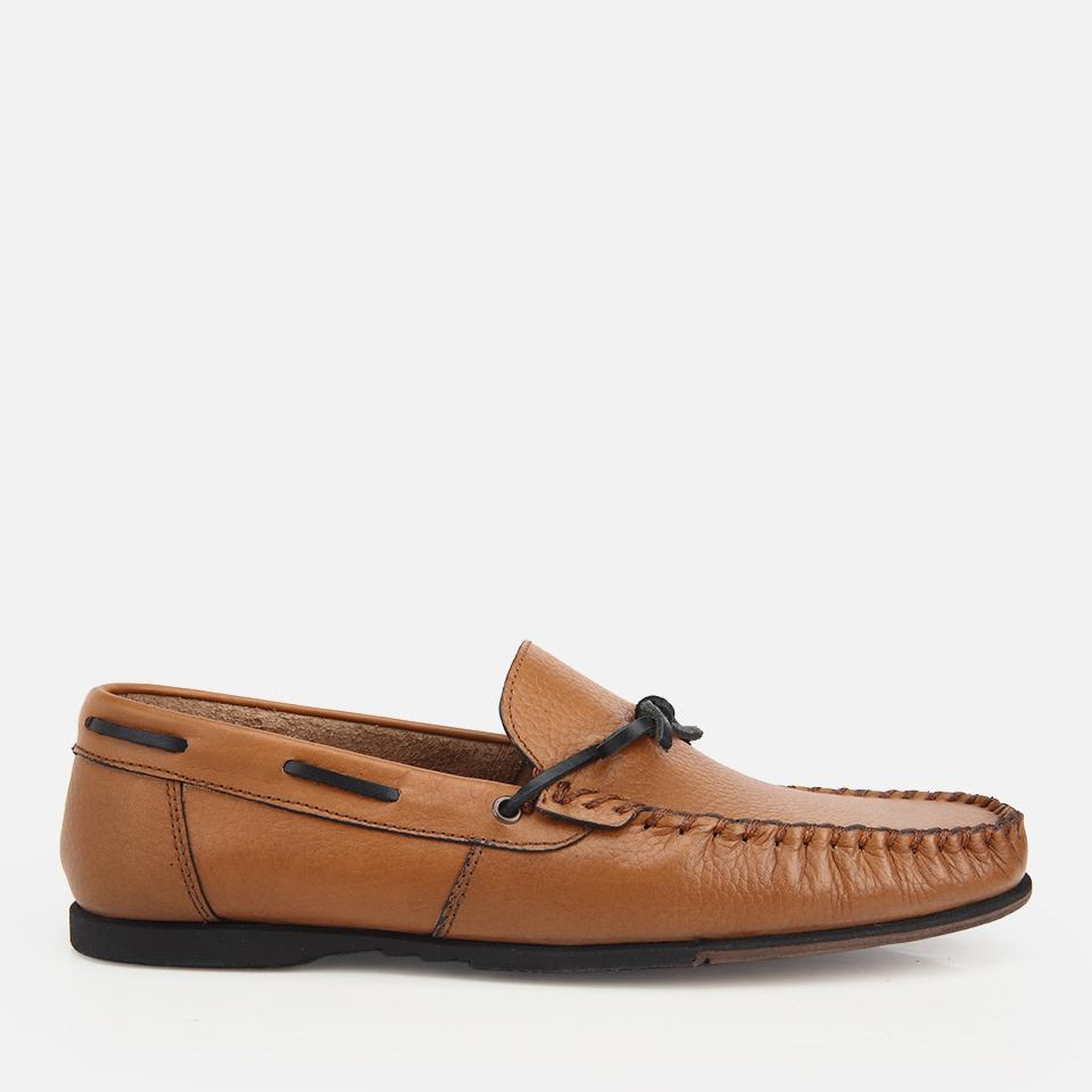 Erkek Deri Taba Yumuşak Dokulu Günlük Loafer