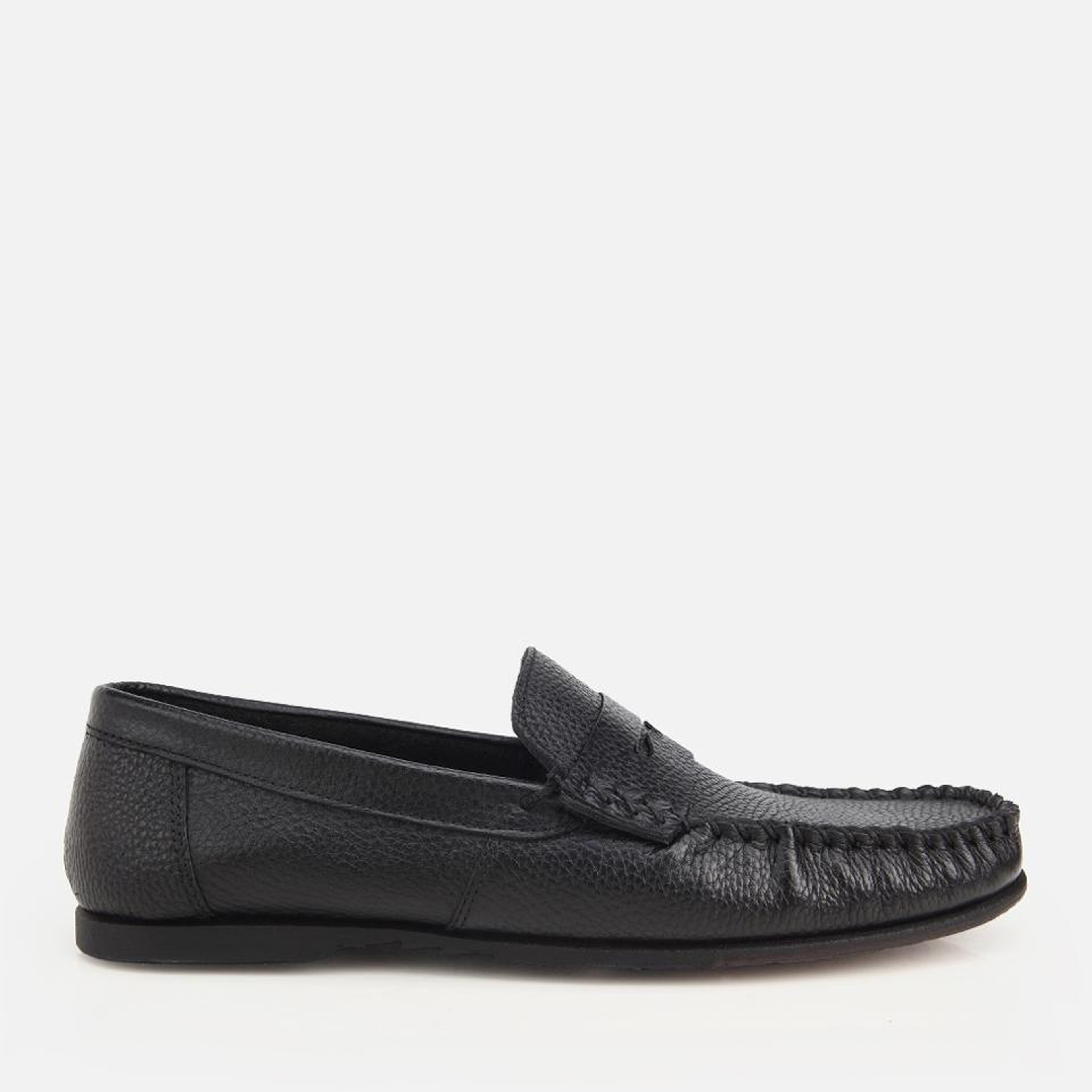 Erkek Deri Siyah Yumuşak Dokulu Günlük Loafer