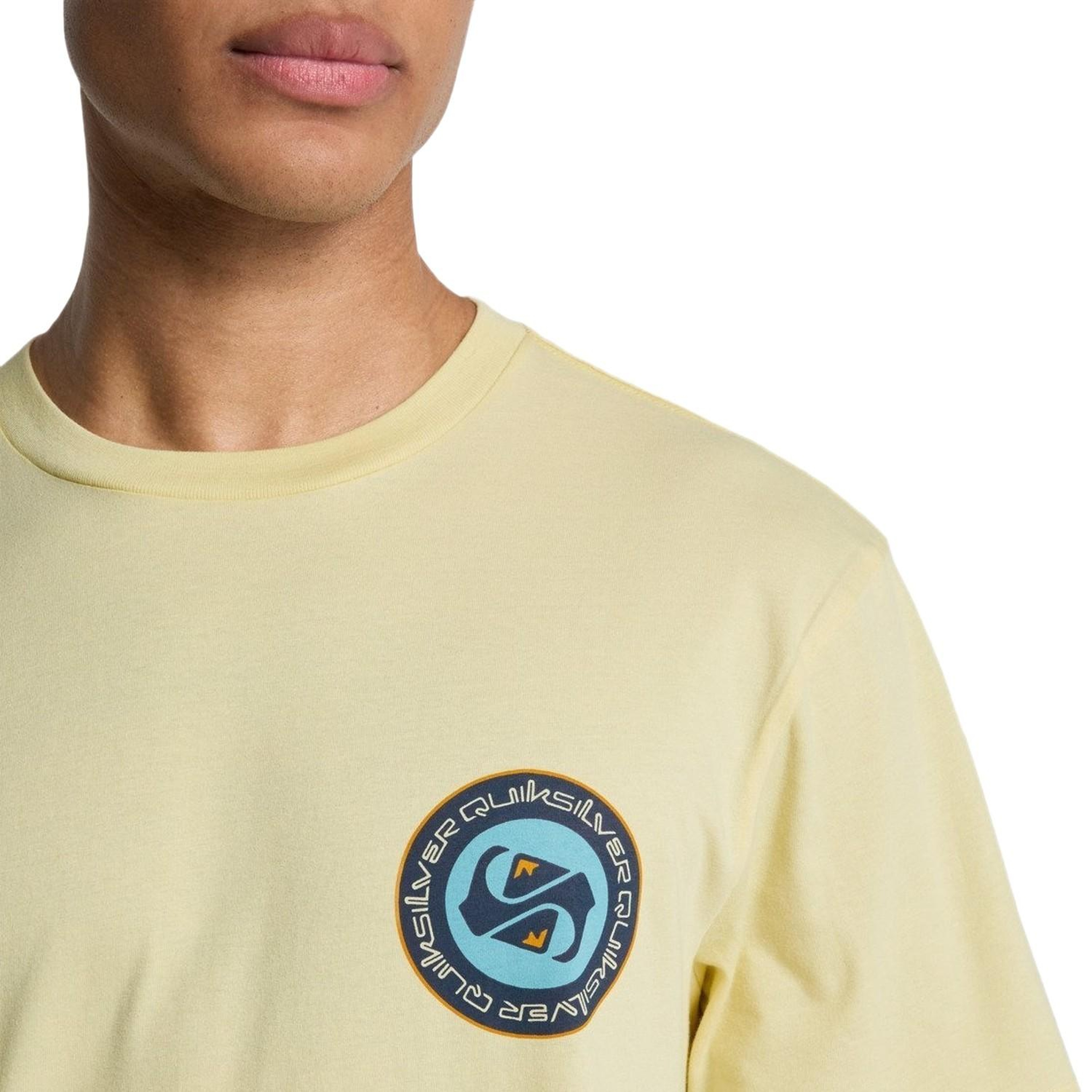 Quiksilver Ev Duality Erkek Sarı Tişört