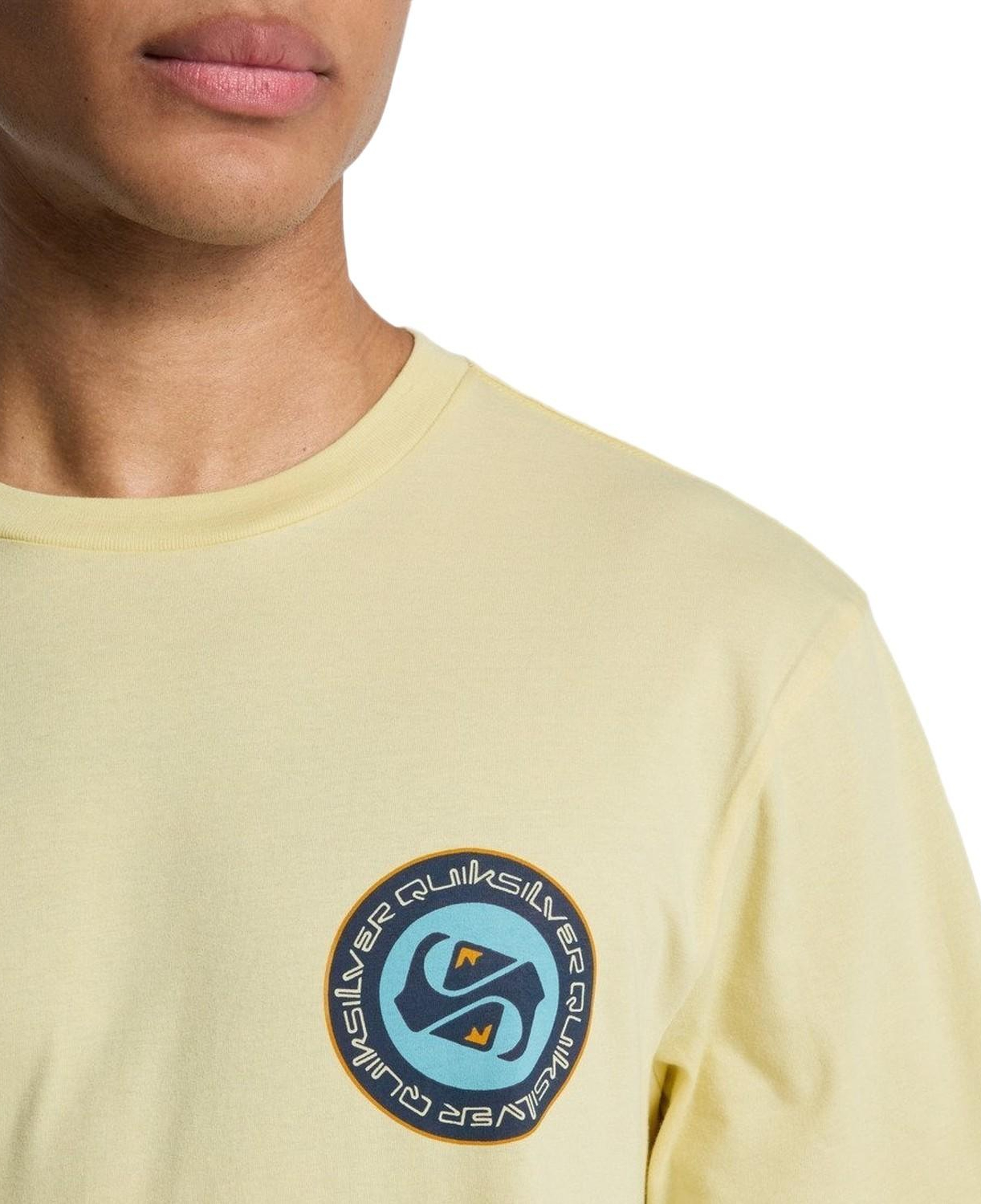 Quiksilver Ev Duality Erkek Sarı Tişört