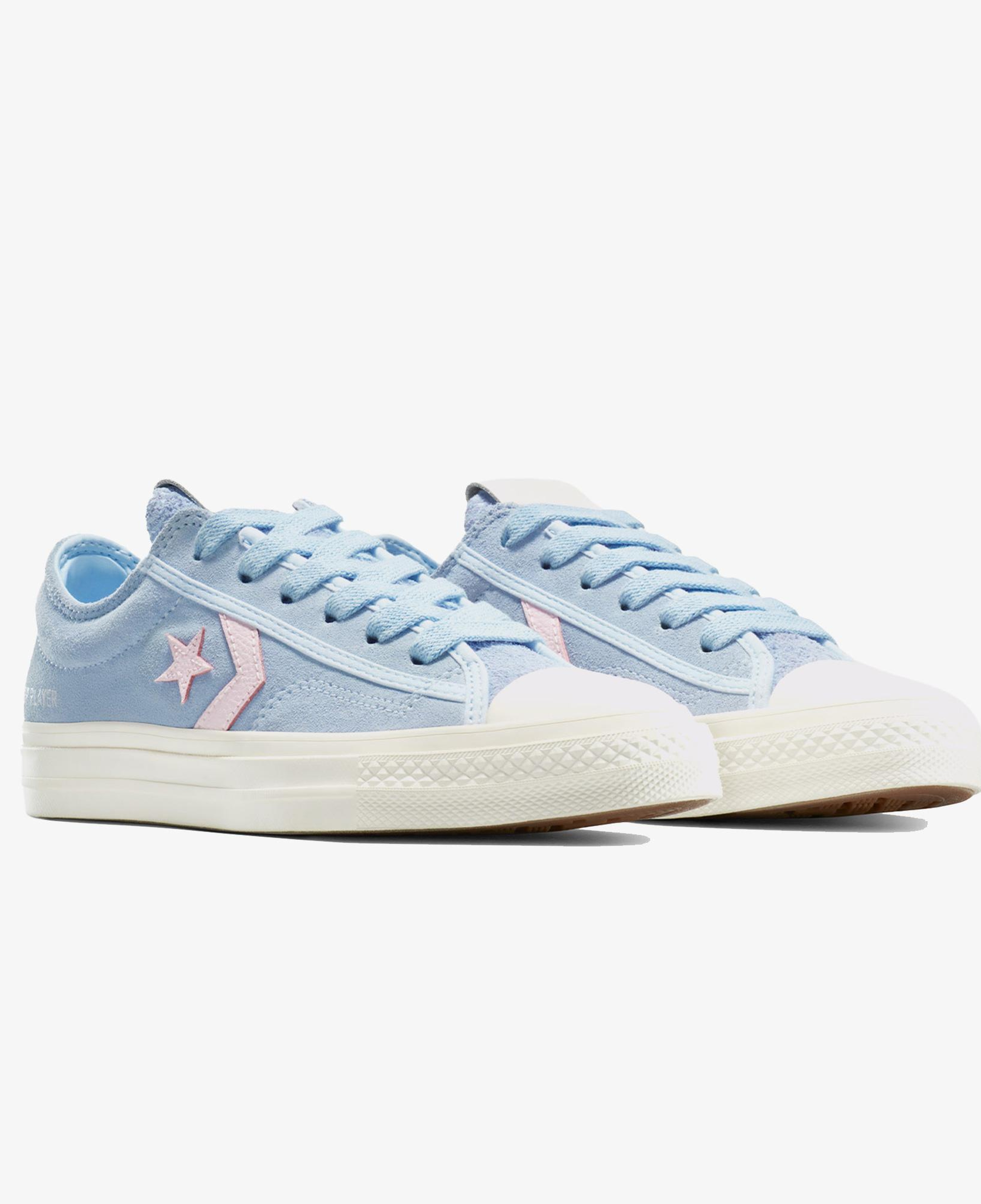 Converse Star Player 76 Colorful Suede Kadın Mavi Sneaker