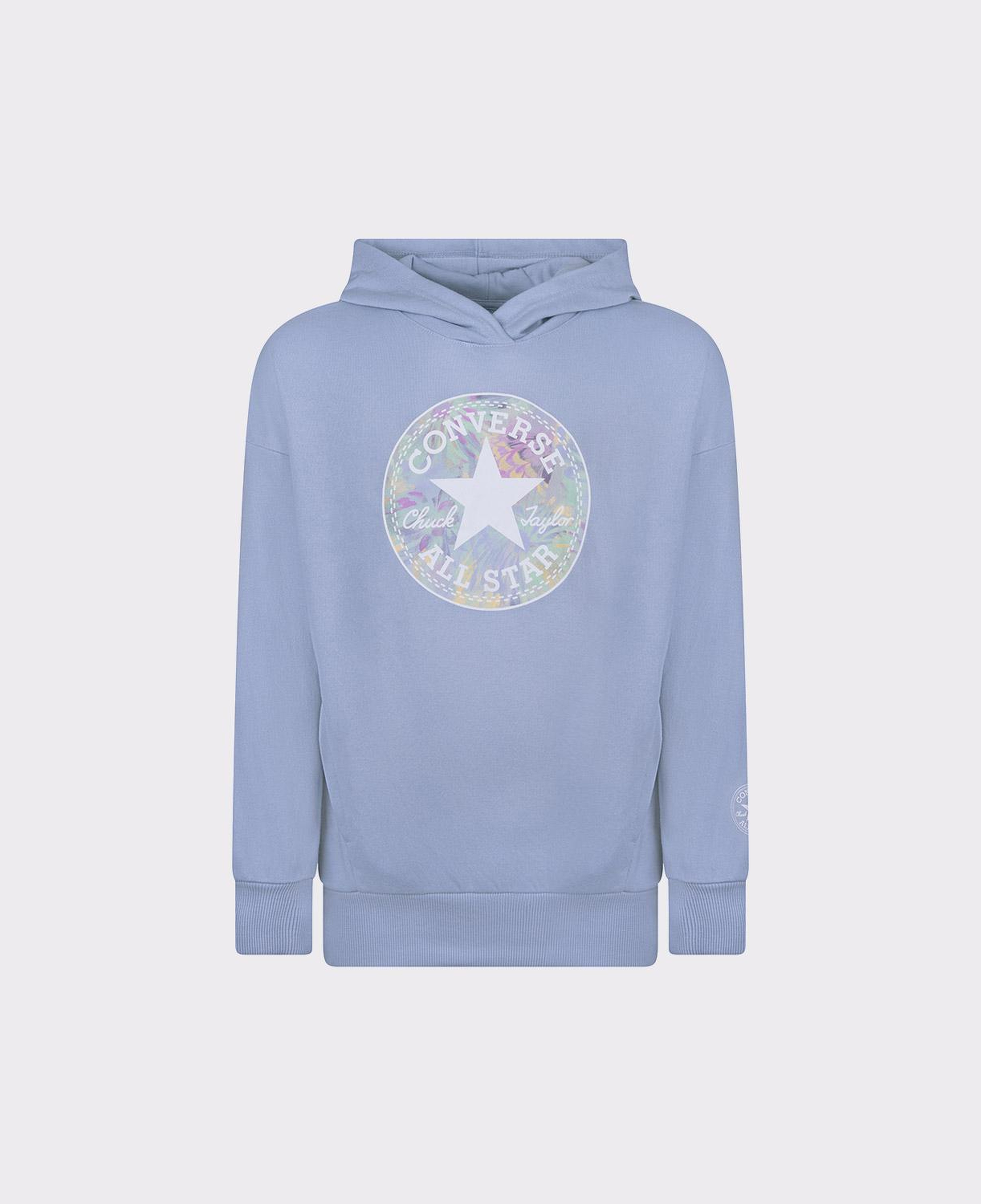Converse Oversized Chuck Patch Çocuk Mavi Hoodie