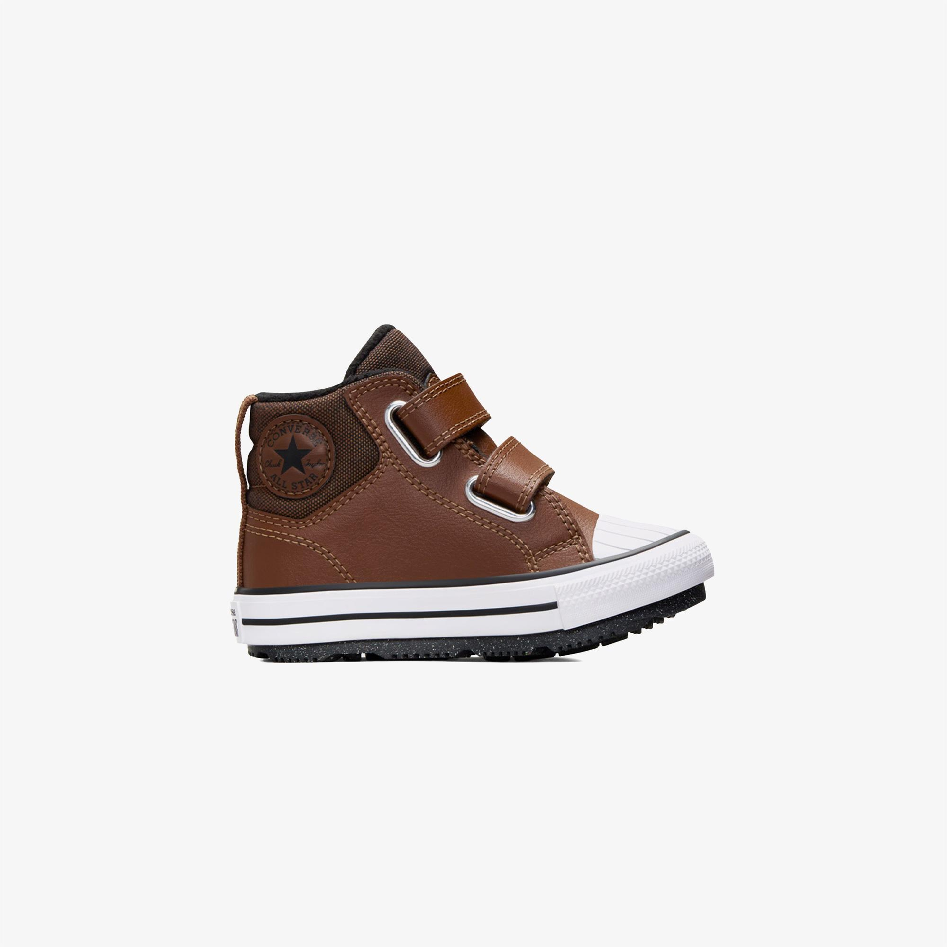 Converse Chuck Taylor All Star Berkshire Bebek Kahverengi Deri Bot
