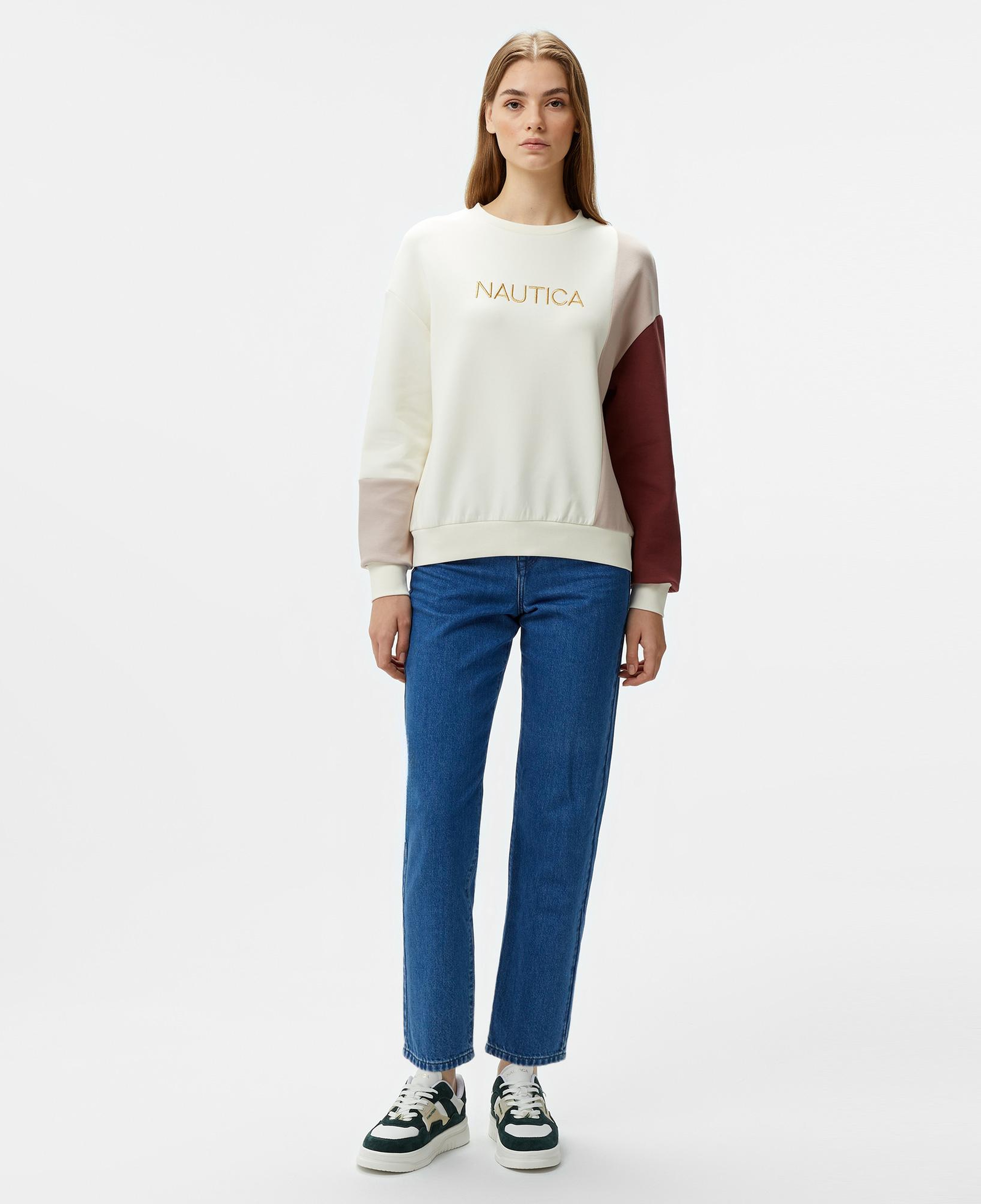Nautica Kadın Pembe Regular Fit Sweatshirt