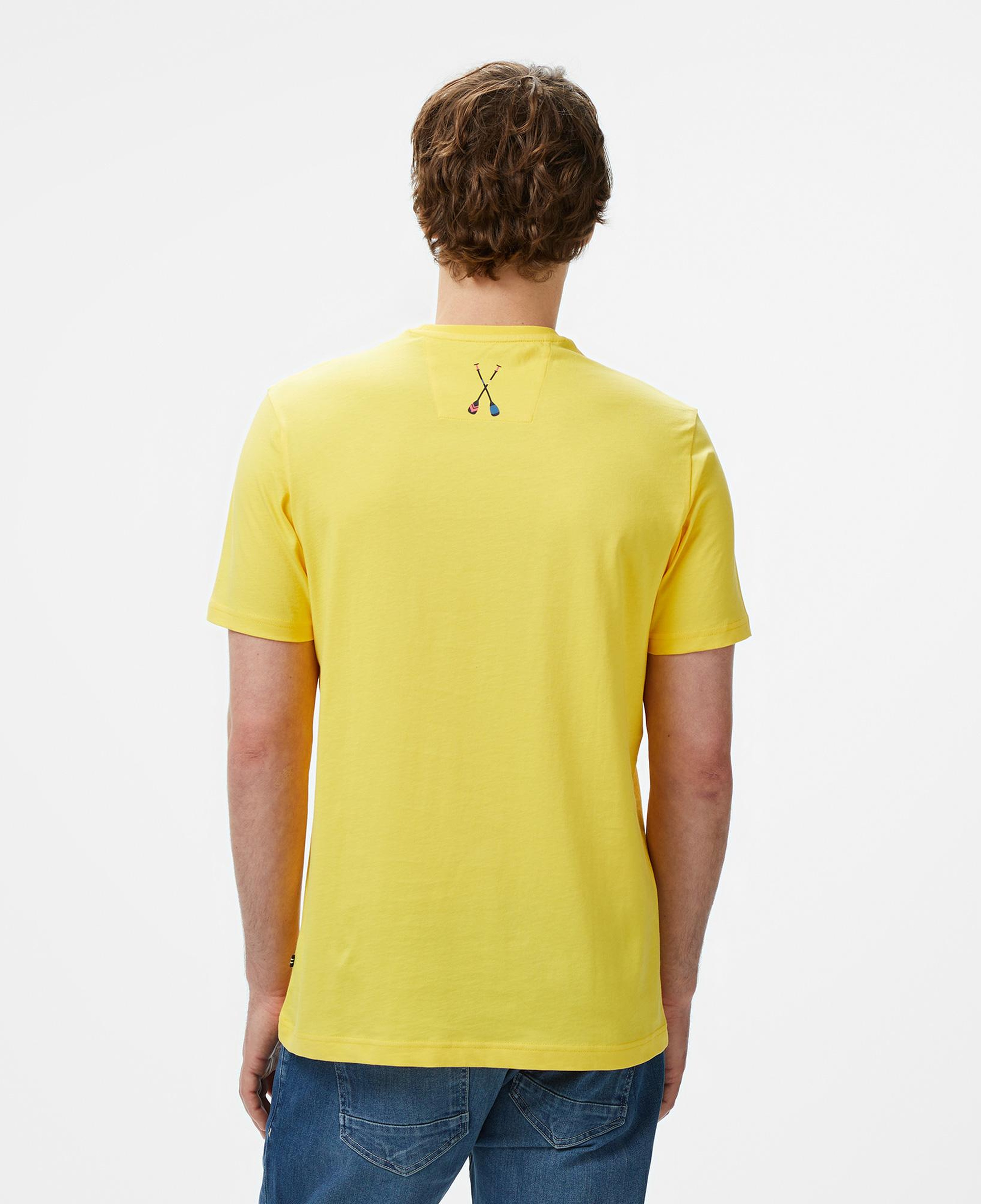 Nautica Erkek Sarı Regular Fit T-Shirt