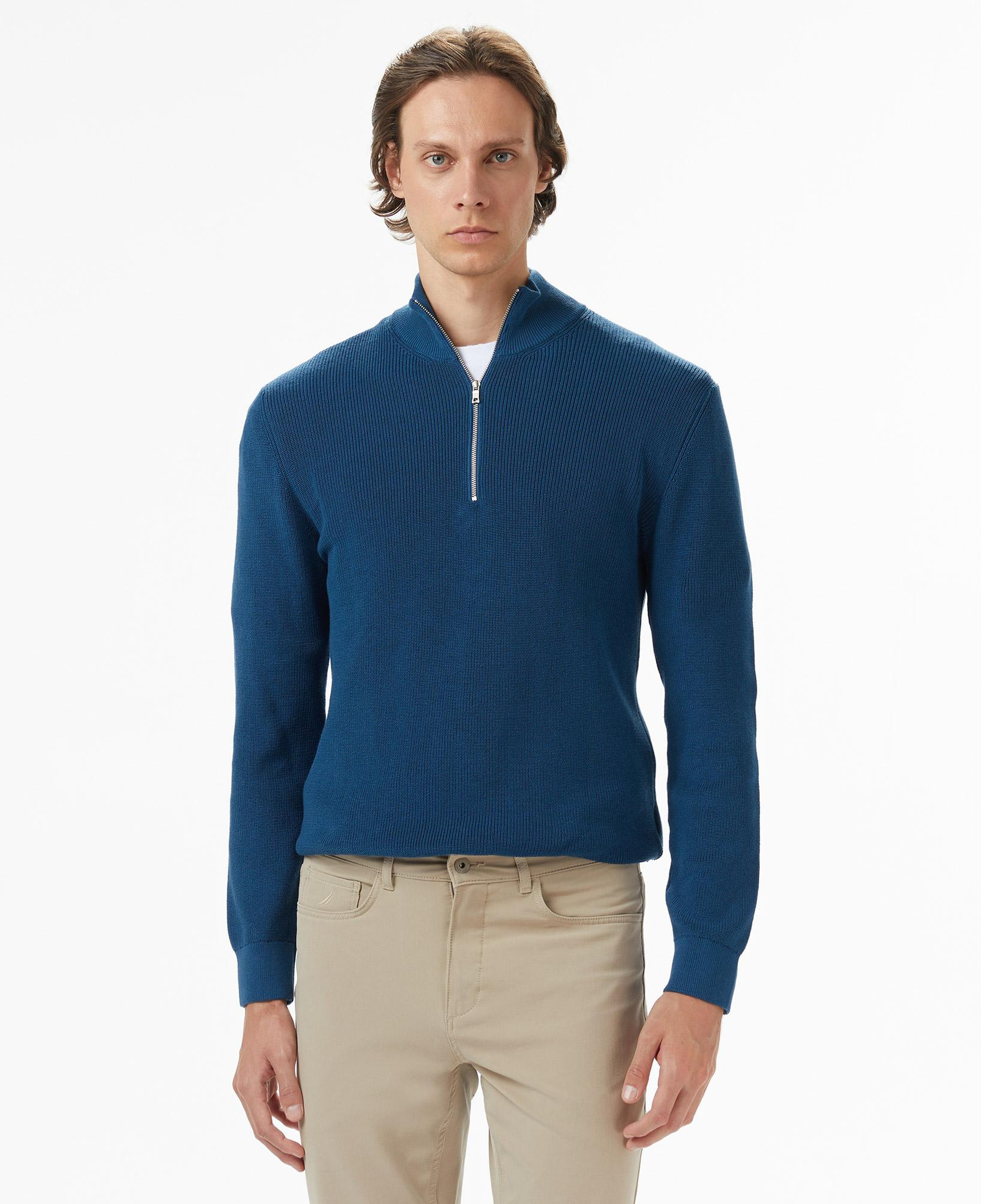 Nautica Erkek Mavi Classic Fit Kazak