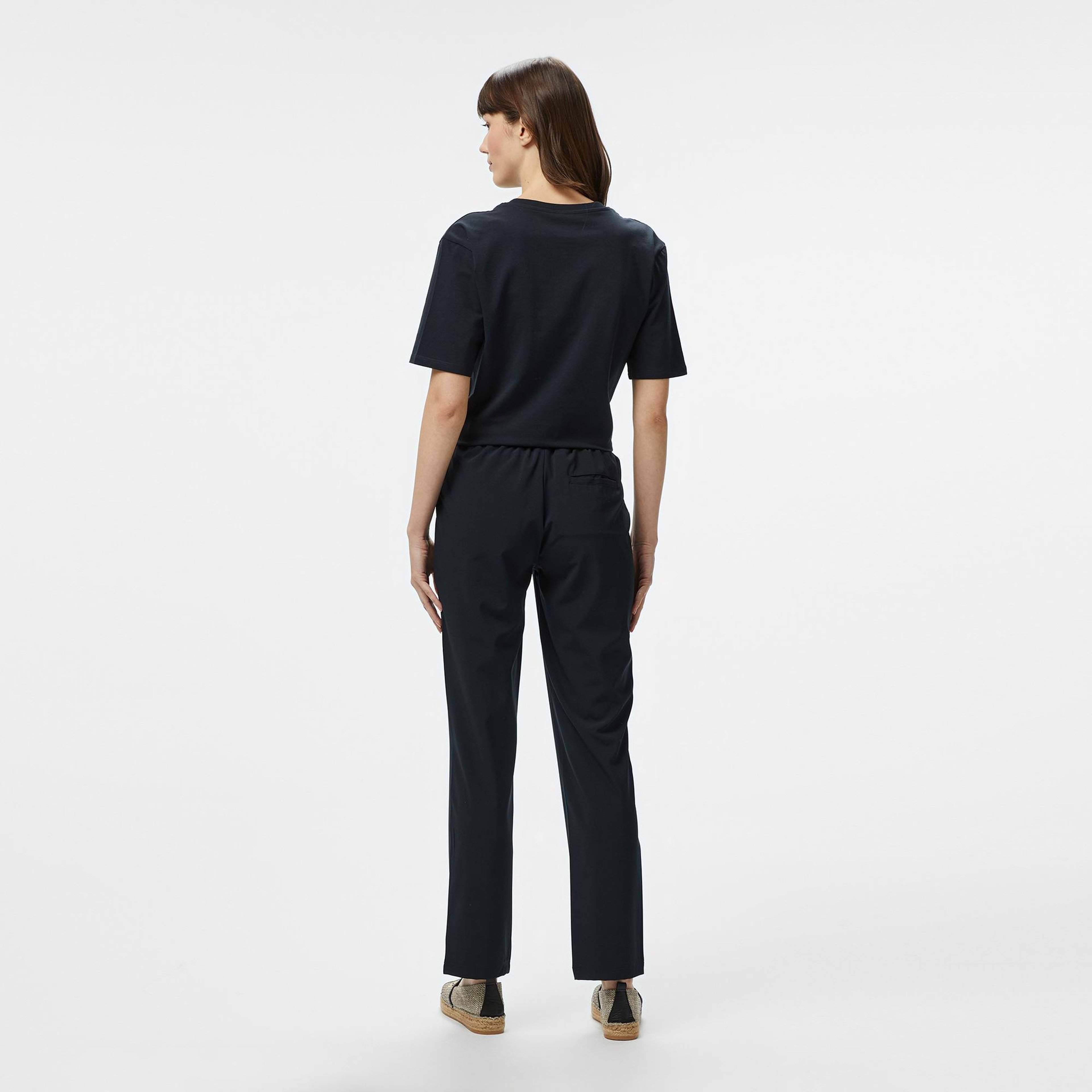 Nautica Kadın Siyah Relaxed Fit Pantolon