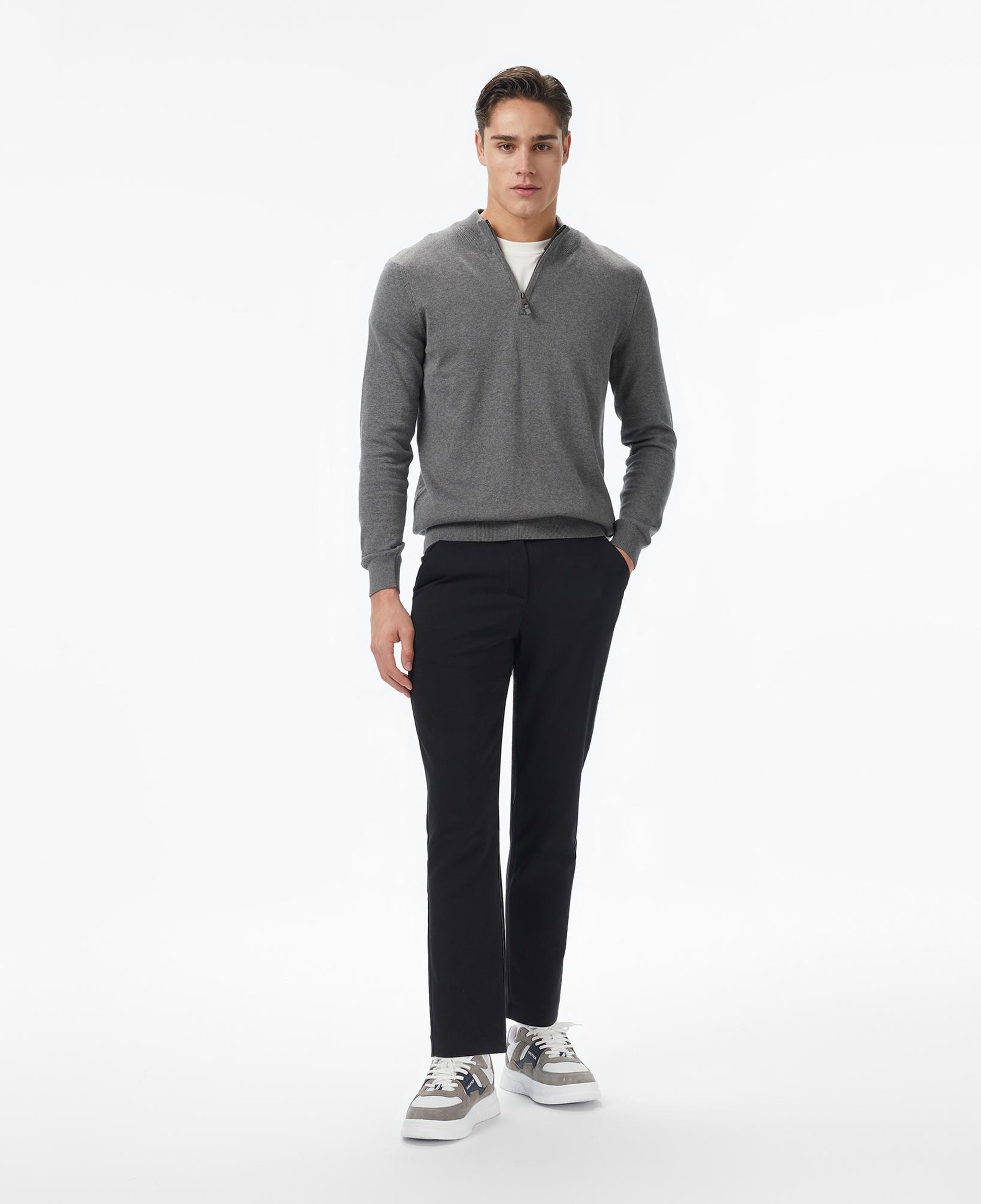 Nautica Kadın Siyah Classic Fit Pantolon