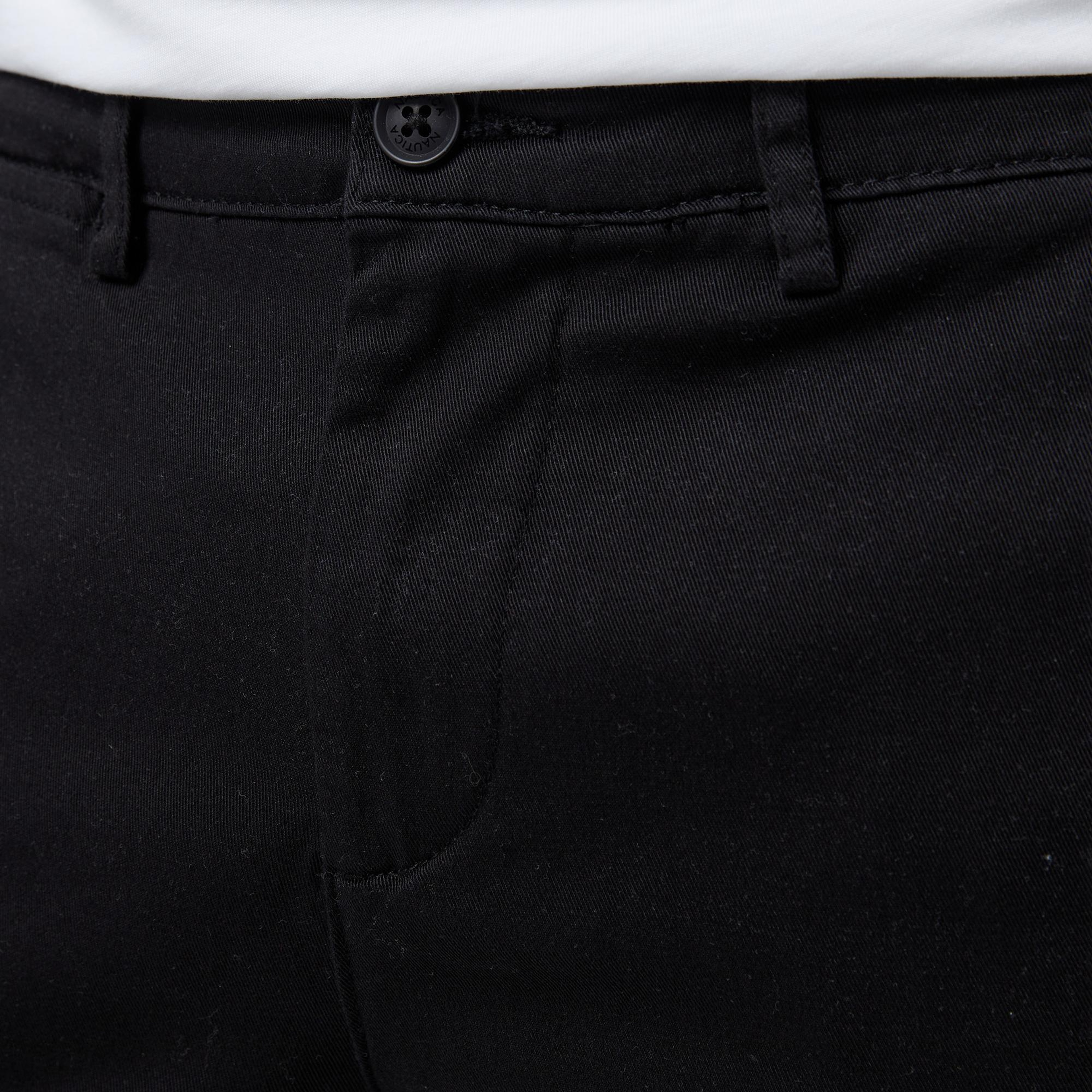 Nautica Erkek Siyah Slim Fit Pantolon