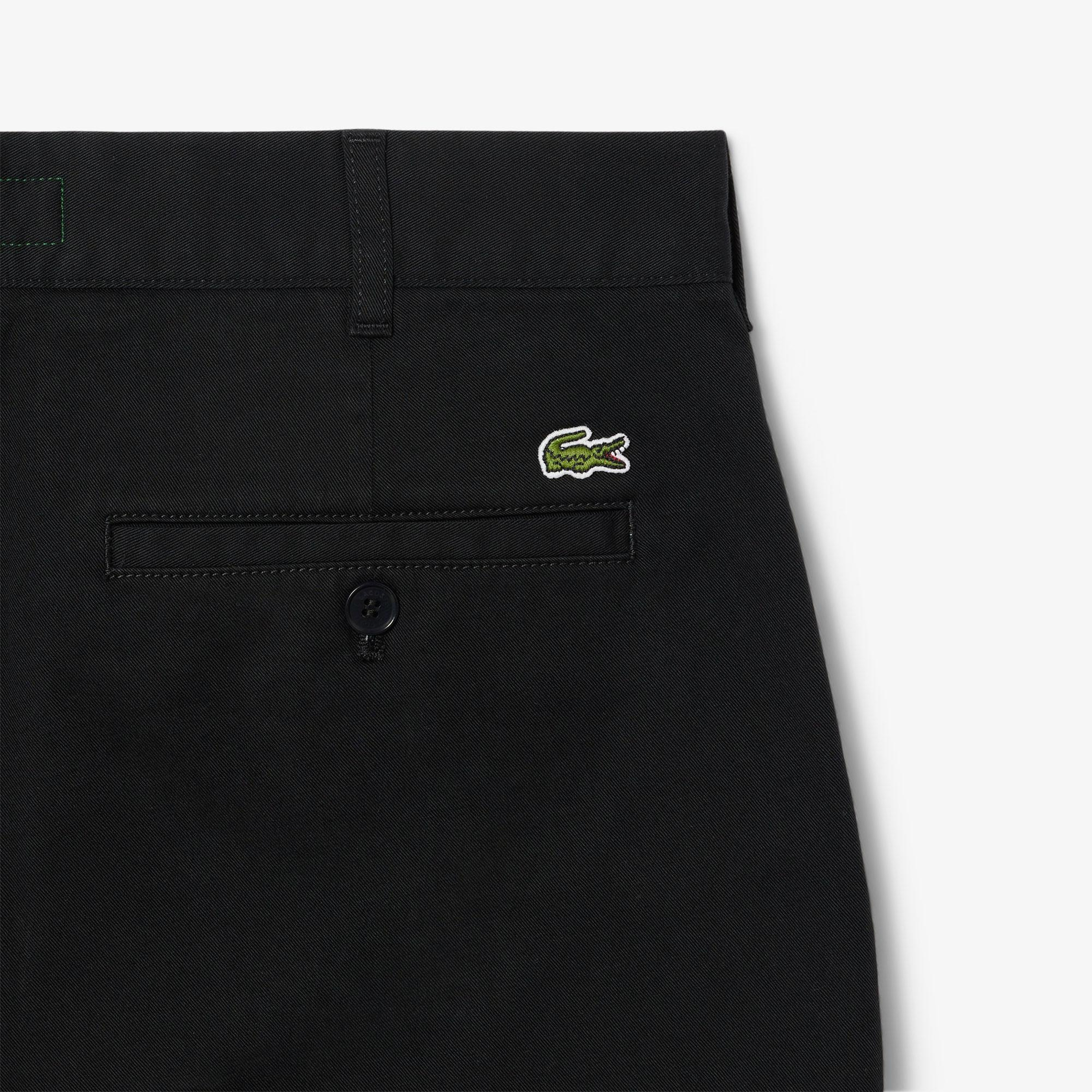 Erkek Slim Fit Siyah Bermuda Şort