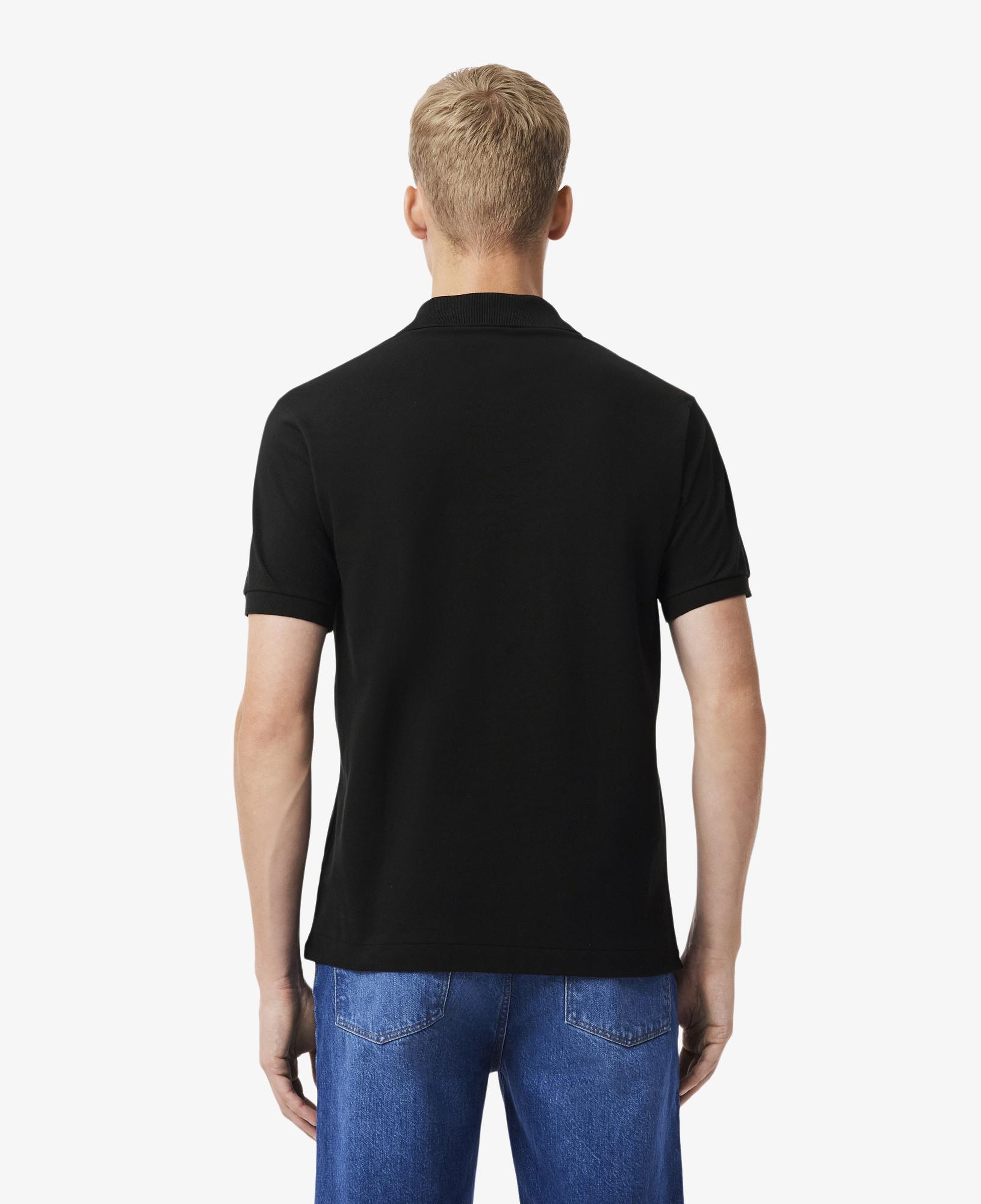 L.12.12 Erkek Classic Fit Siyah Polo