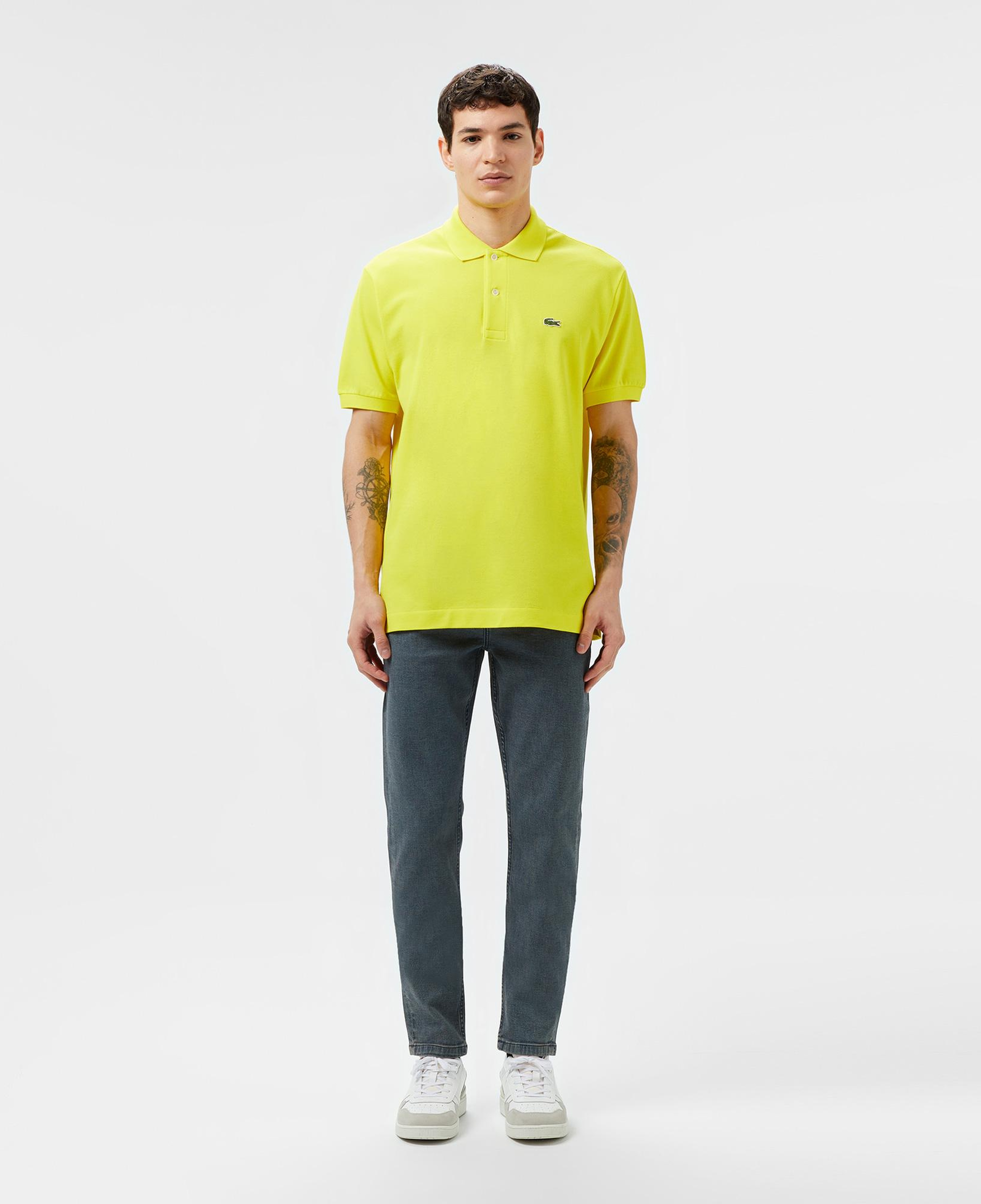 L.12.12 Erkek Classic Fit Sarı Polo
