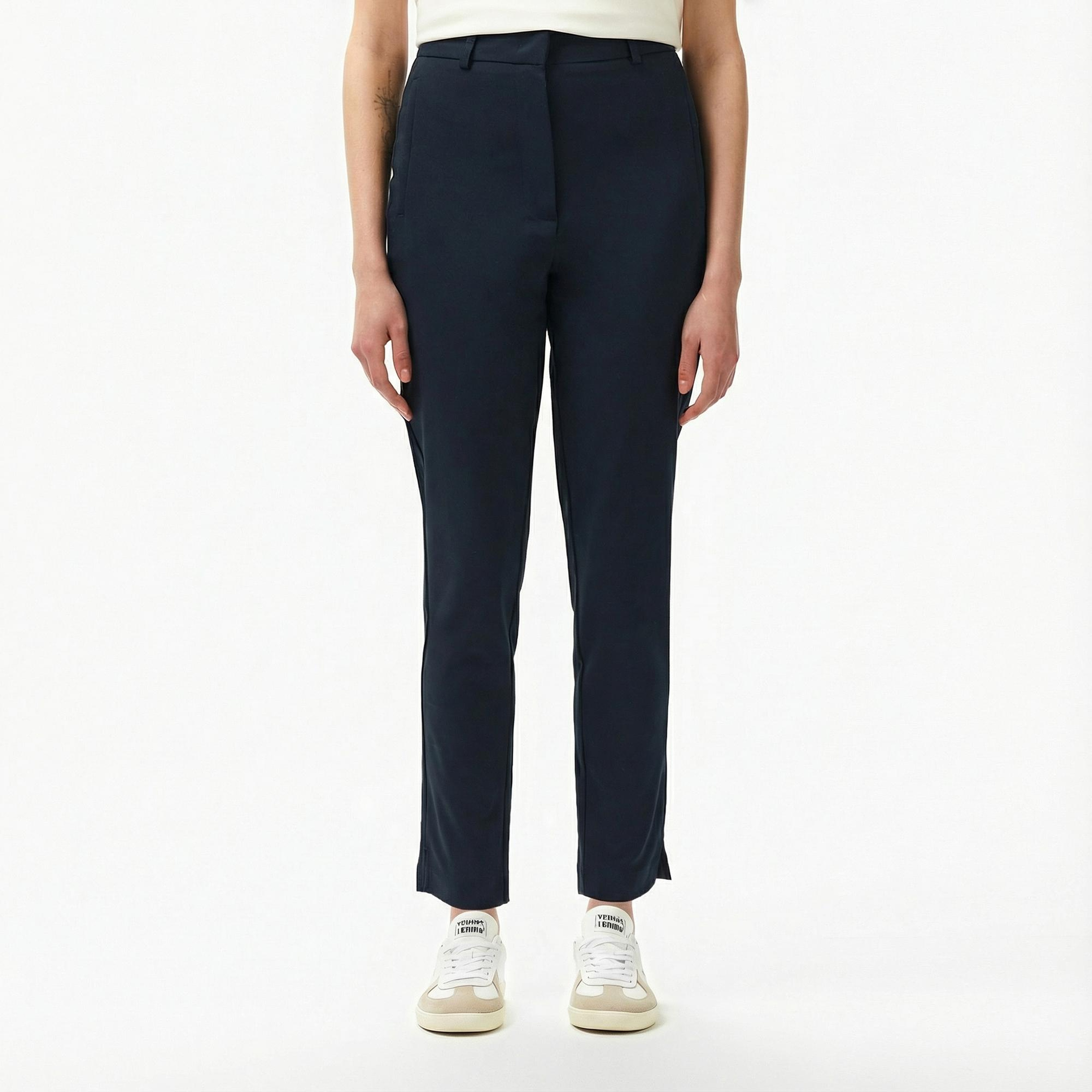 Kadın Regular Fit Lacivert Pantolon
