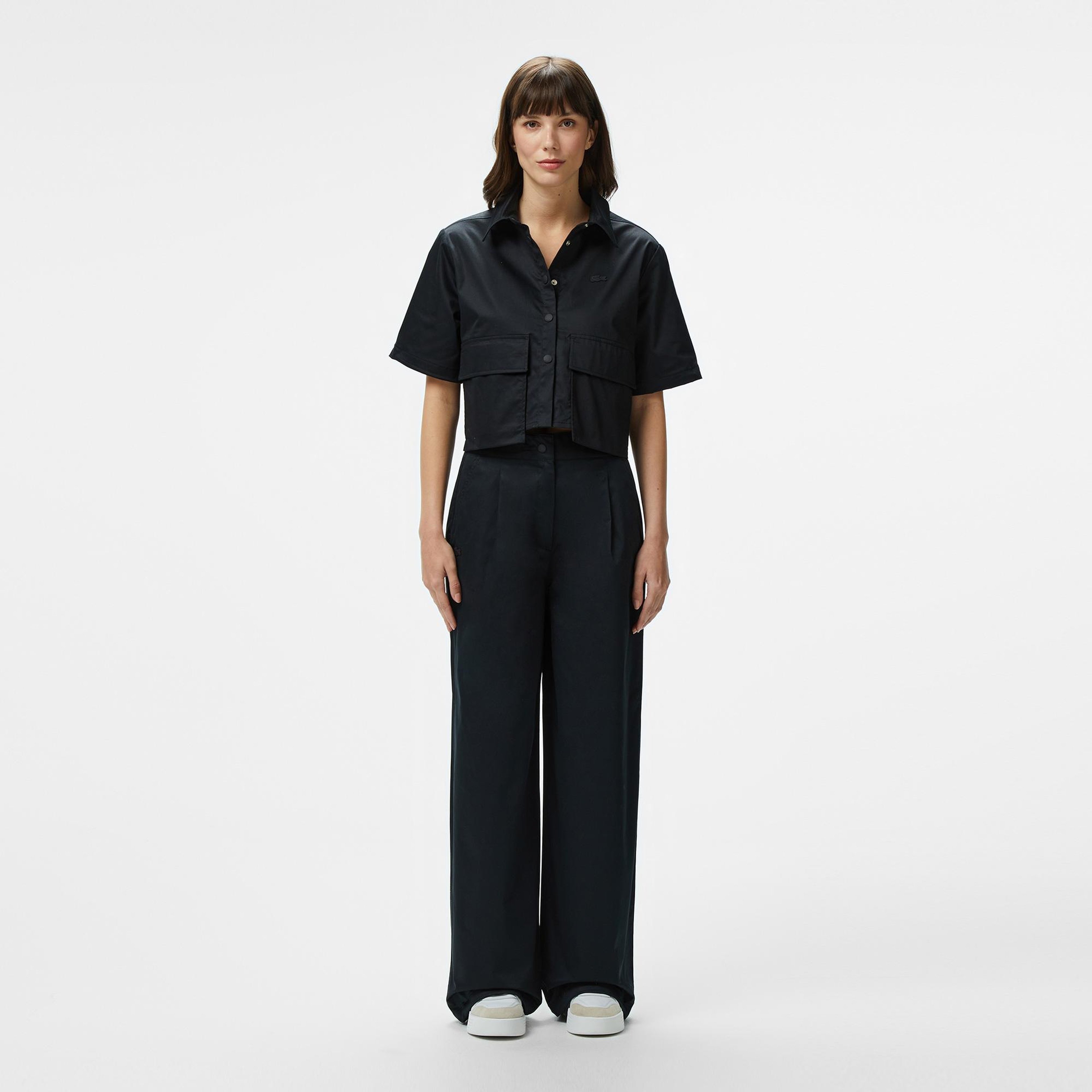 Kadın Relaxed Fit Siyah Pantolon