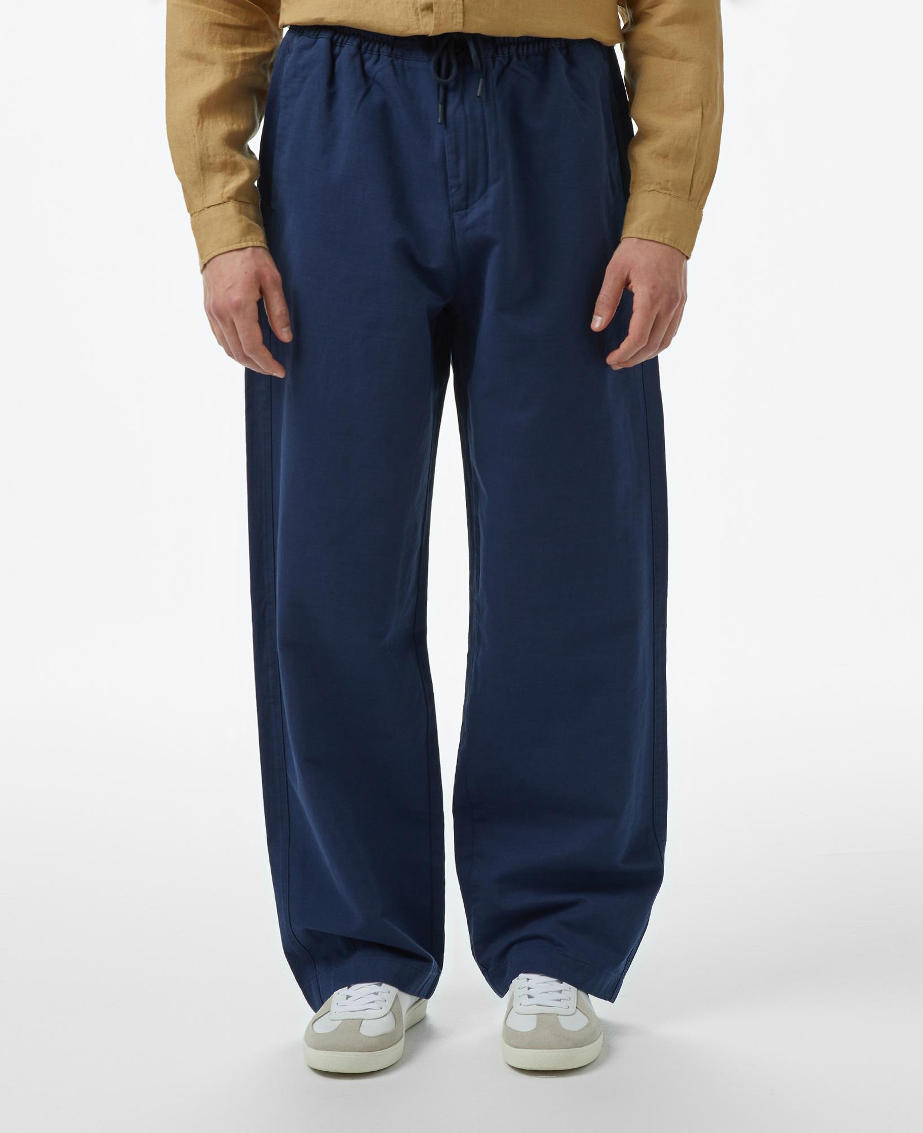 Erkek Relaxed Fit Lacivert Pantolon