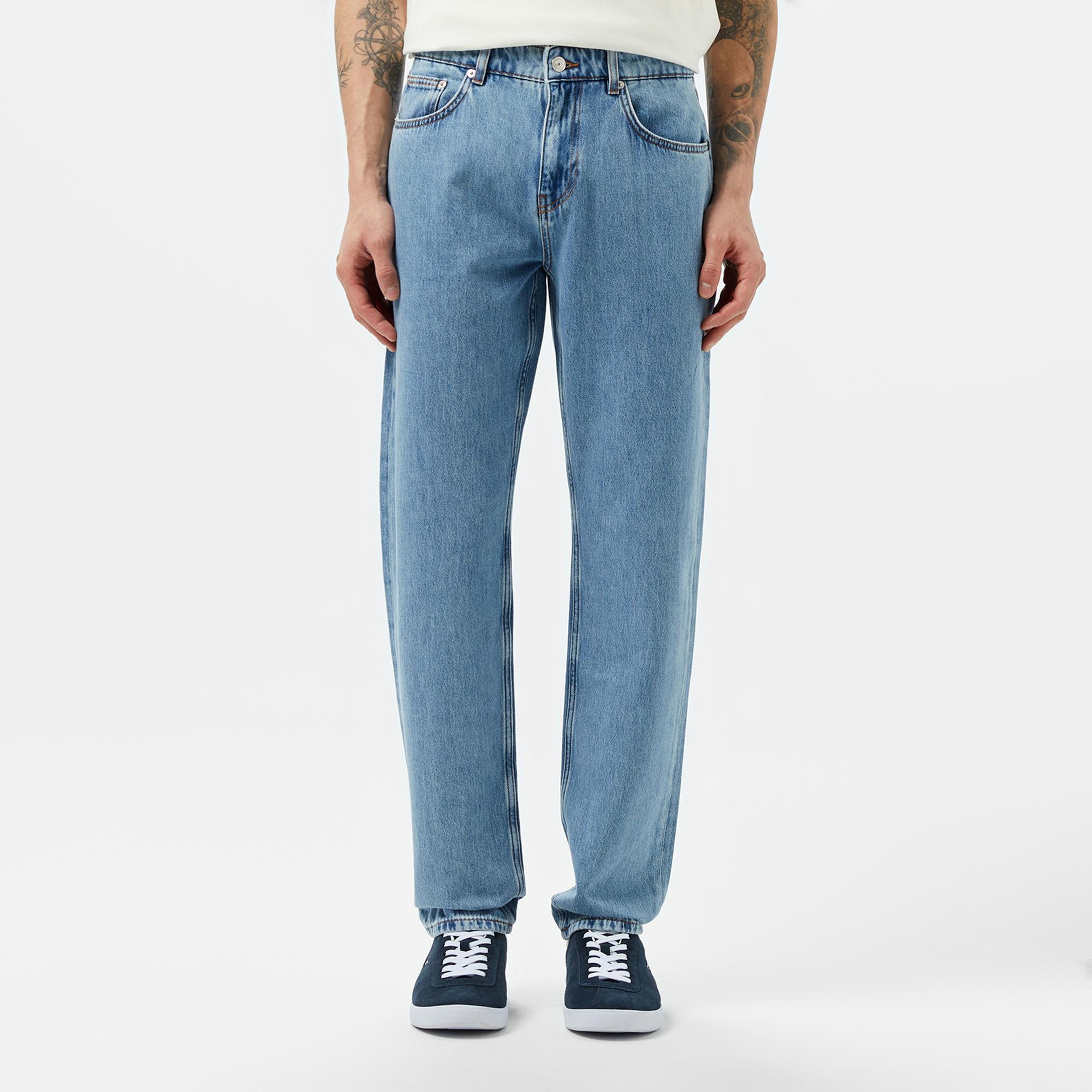Erkek Açık Mavi Jean Pantolon
