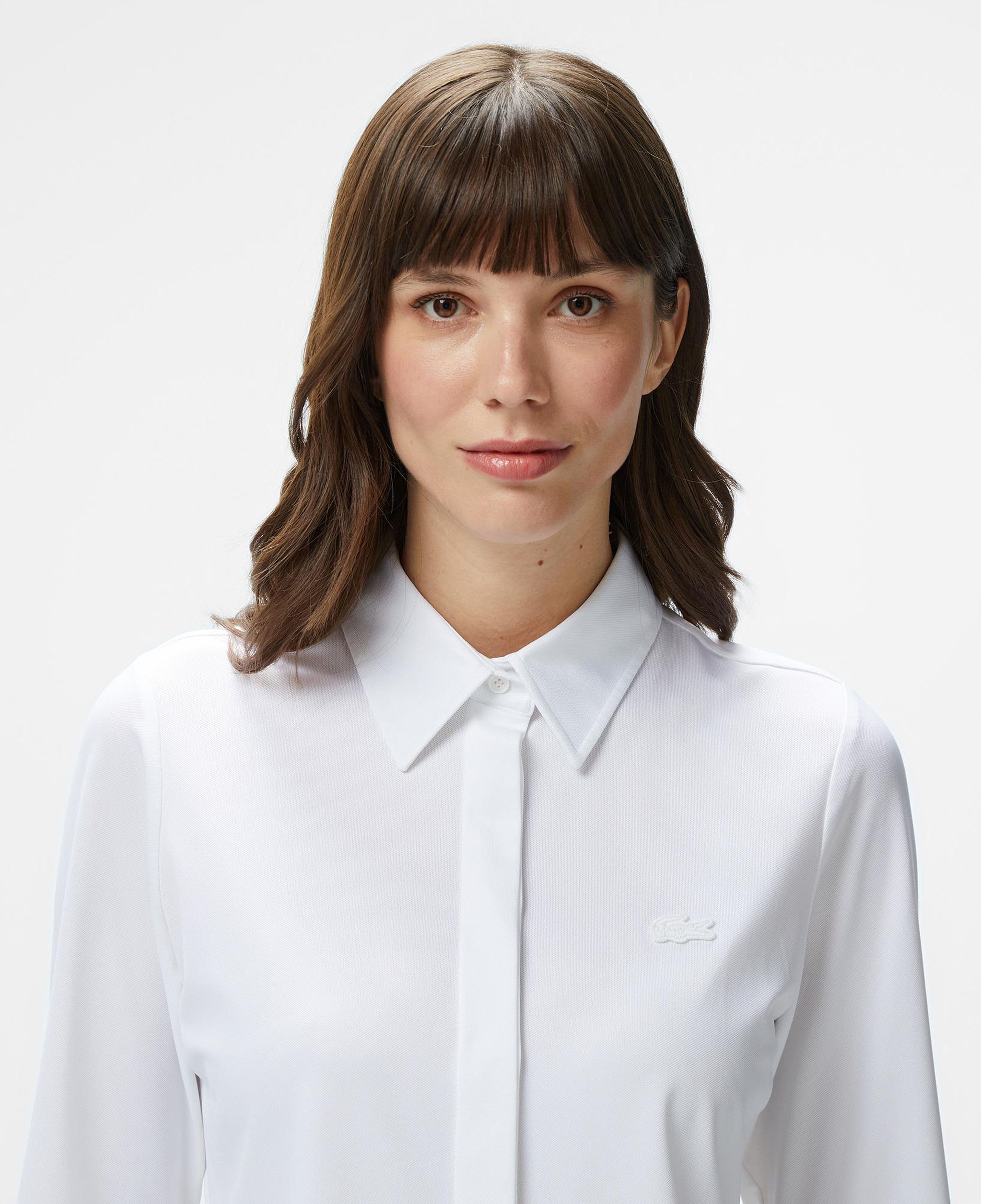 Kadın Slim Fit Beyaz Gömlek