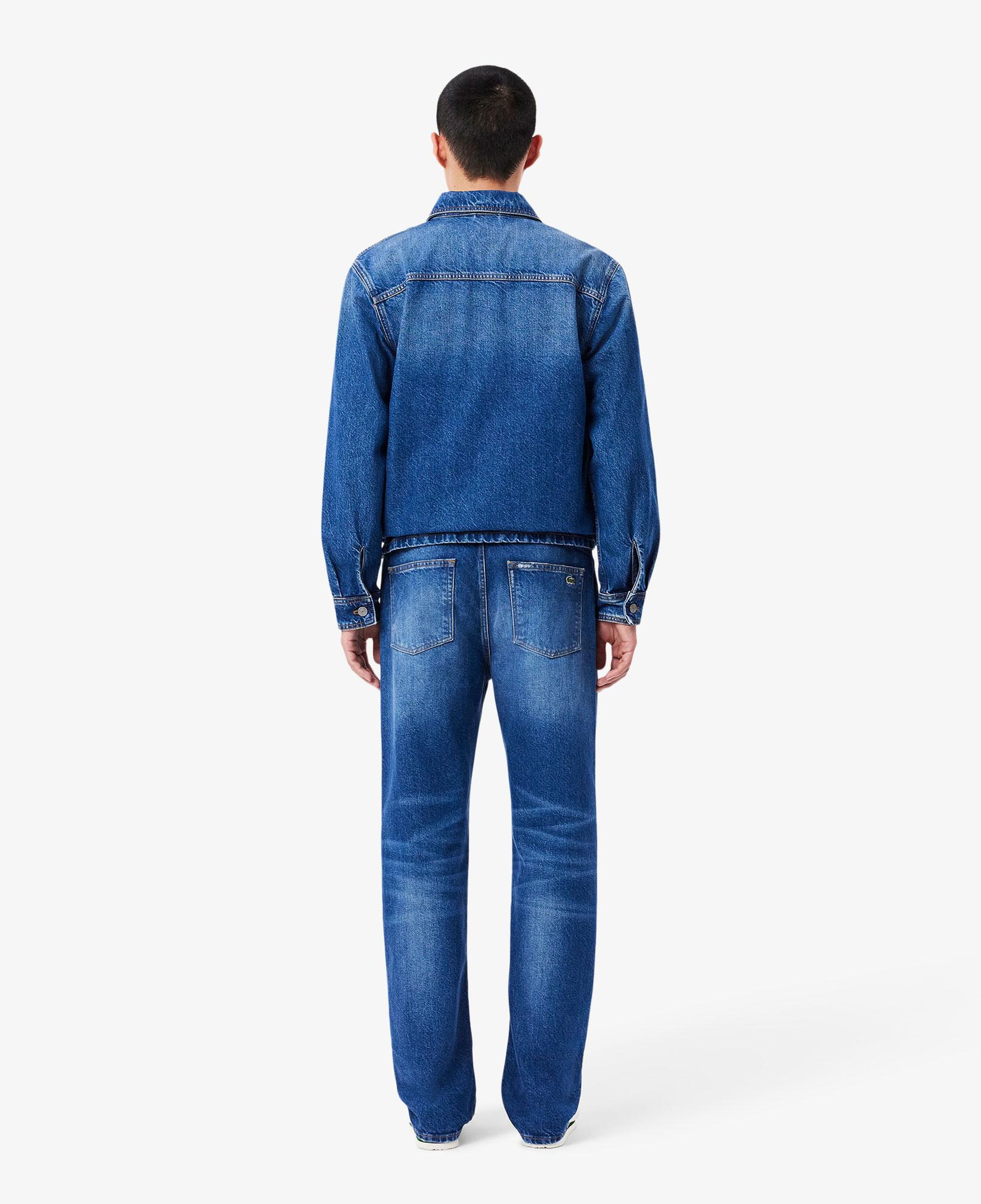 Erkek Straight Fit Lacivert Jean Pantolon