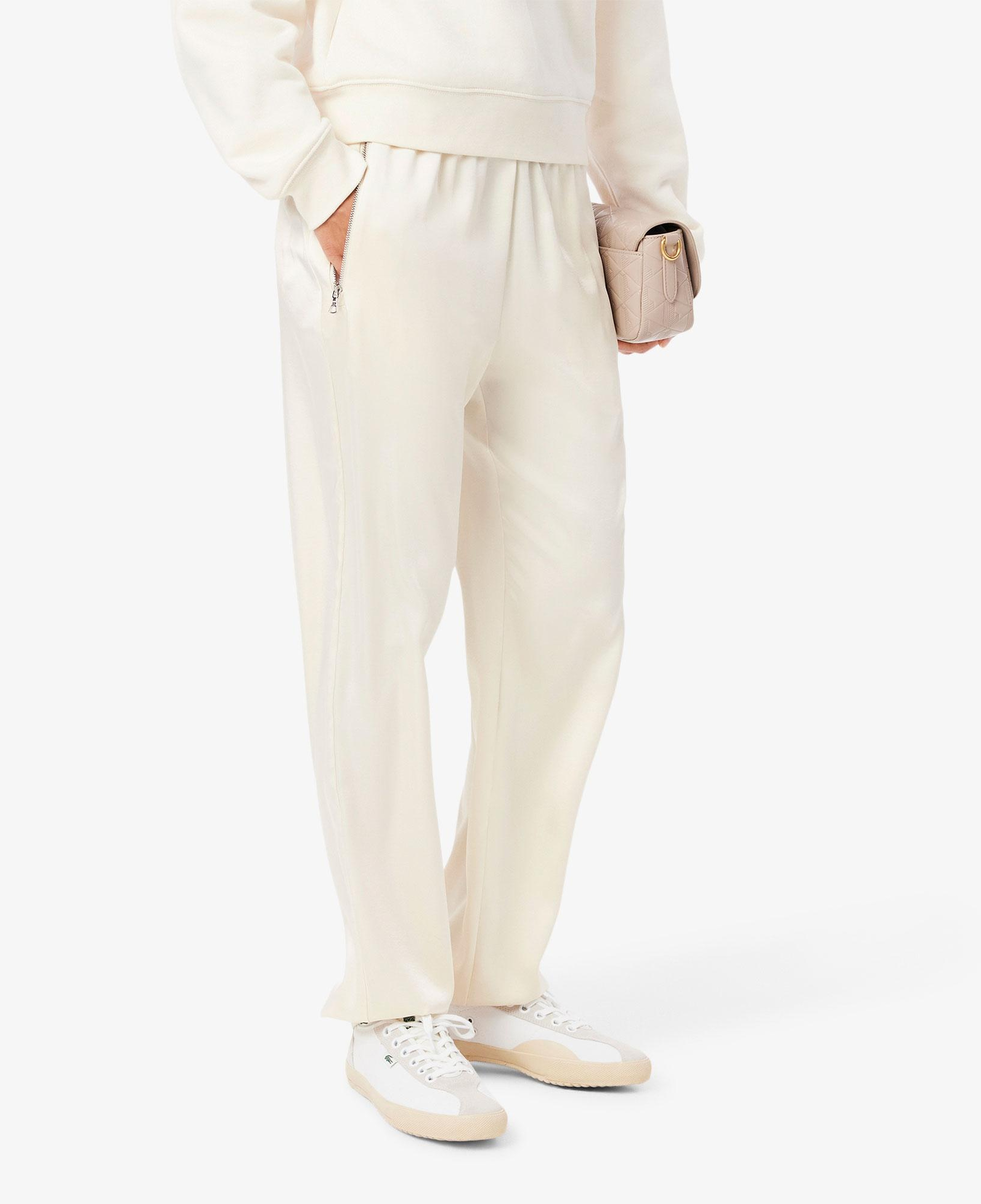 Kadın Oversized Fit Krem Pantolon