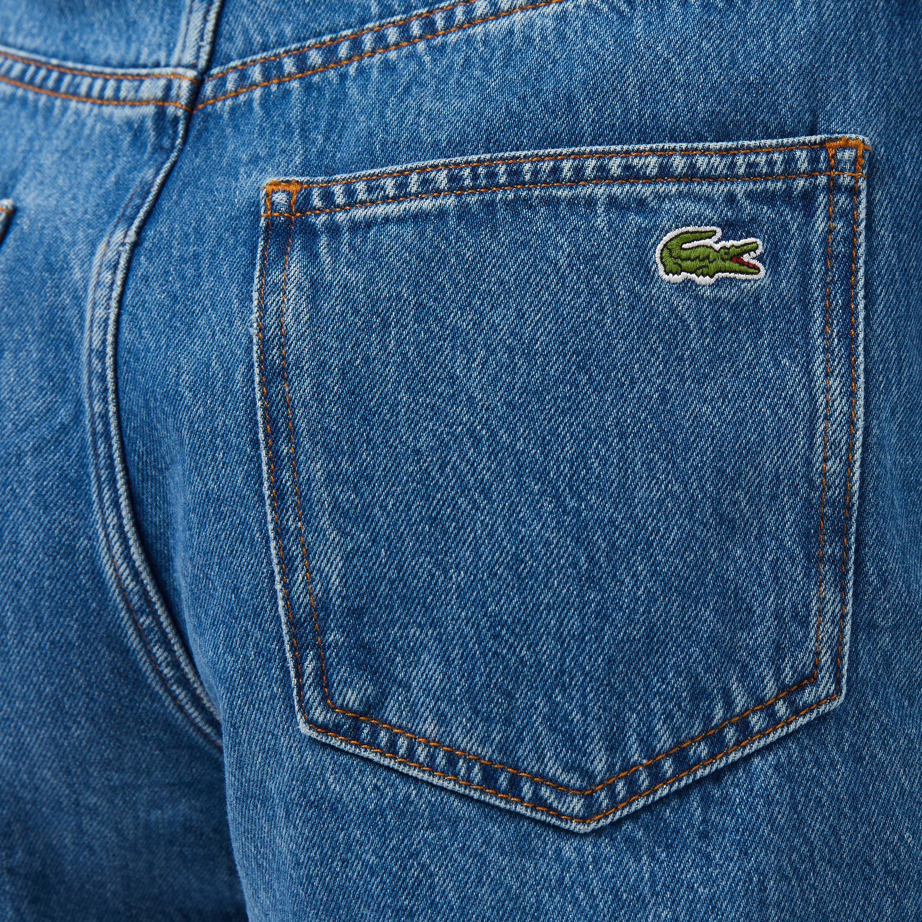 Kadın Regular Fit Denim Koyu Mavi Şort