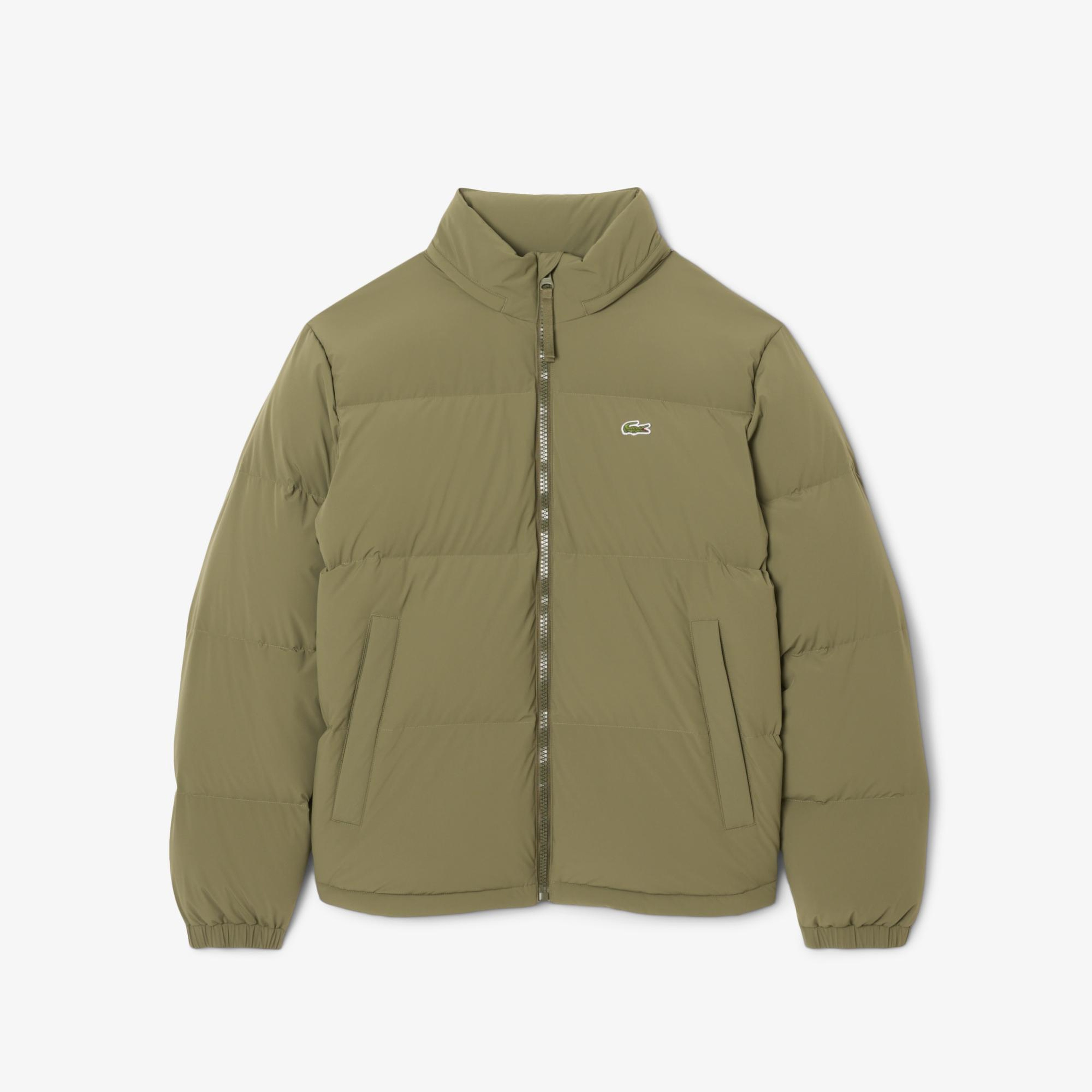 Lacoste Erkek Relaxed Fit Kapüşonlu Haki Mont