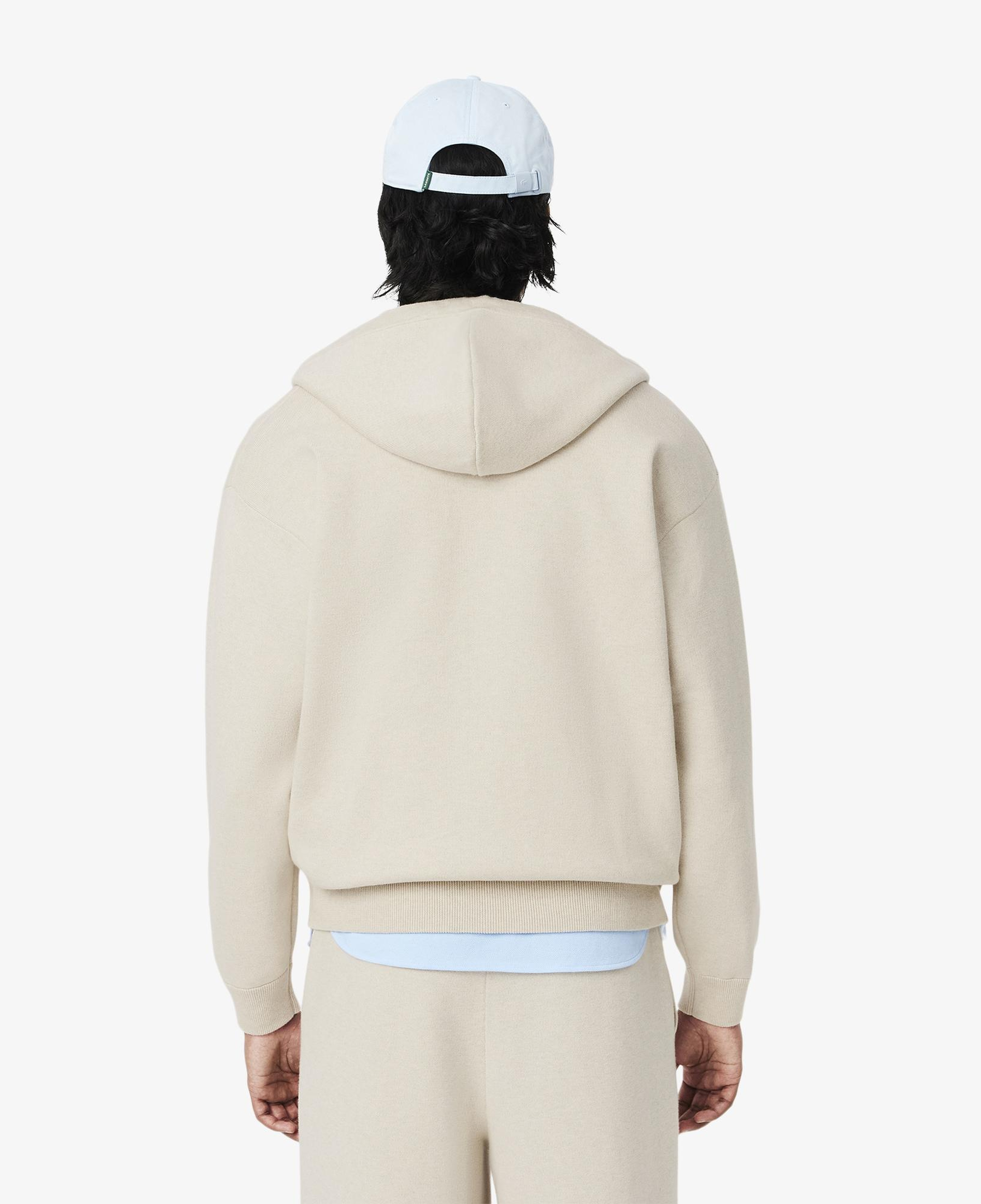 Erkek Relaxed Fit Kapüşonlu Gri Triko