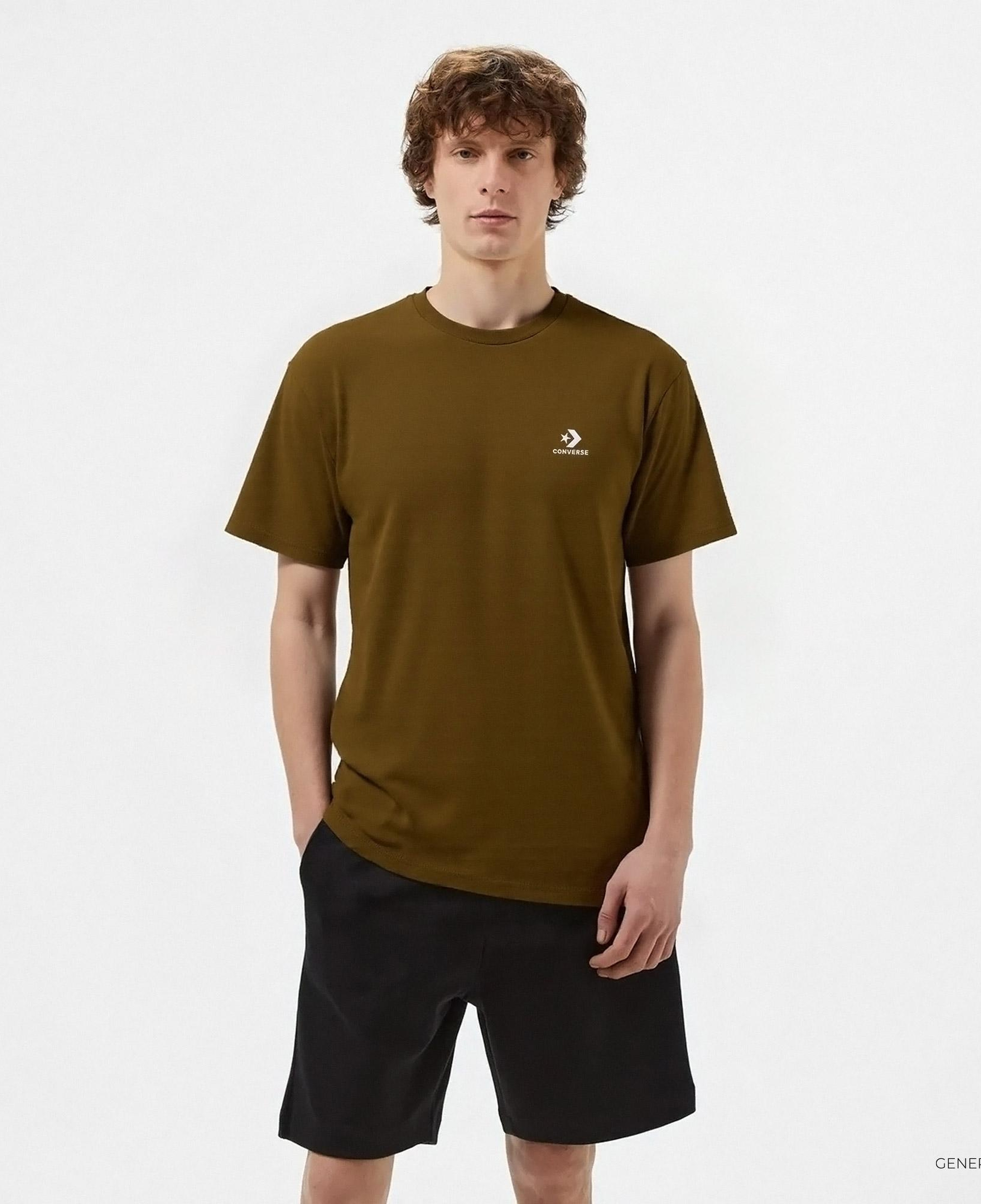 Converse Go-To Star Chevron Unisex Kahverengi T-Shirt