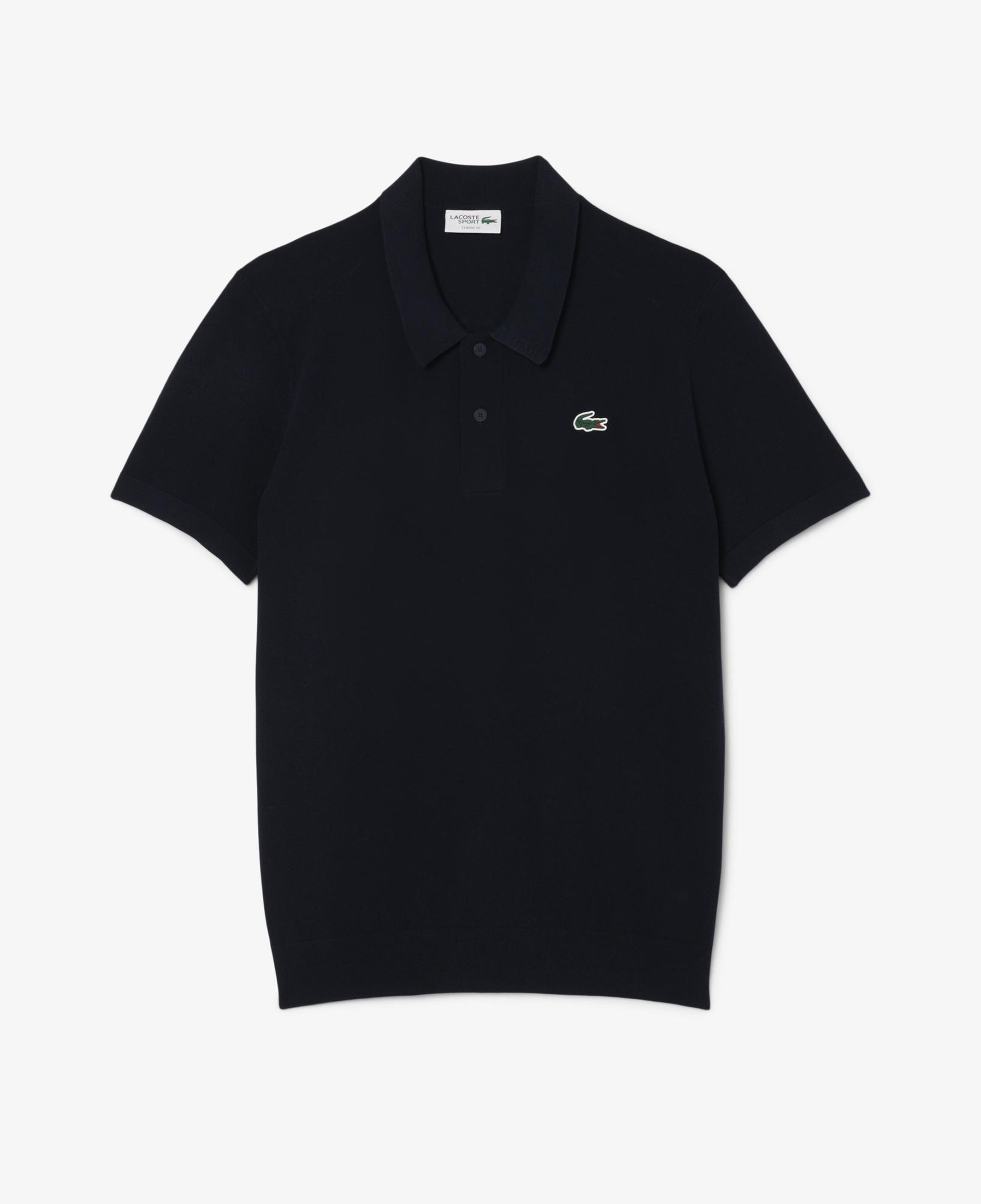 Erkek Classic Fit Kısa Kollu Polo Yaka Lacivert Triko