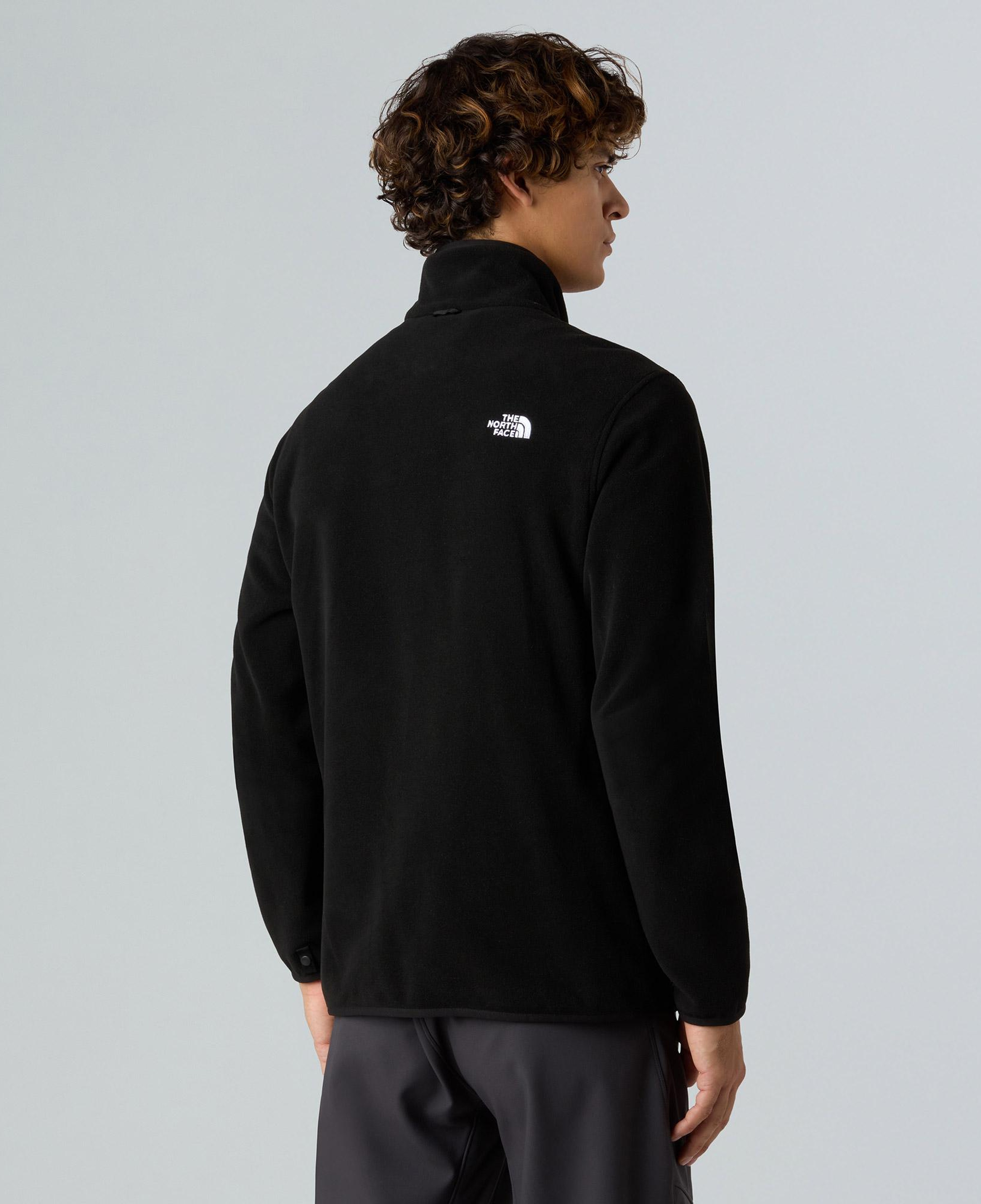 The North Face Glacier Fleece Erkek Siyah Outdoor Ceket