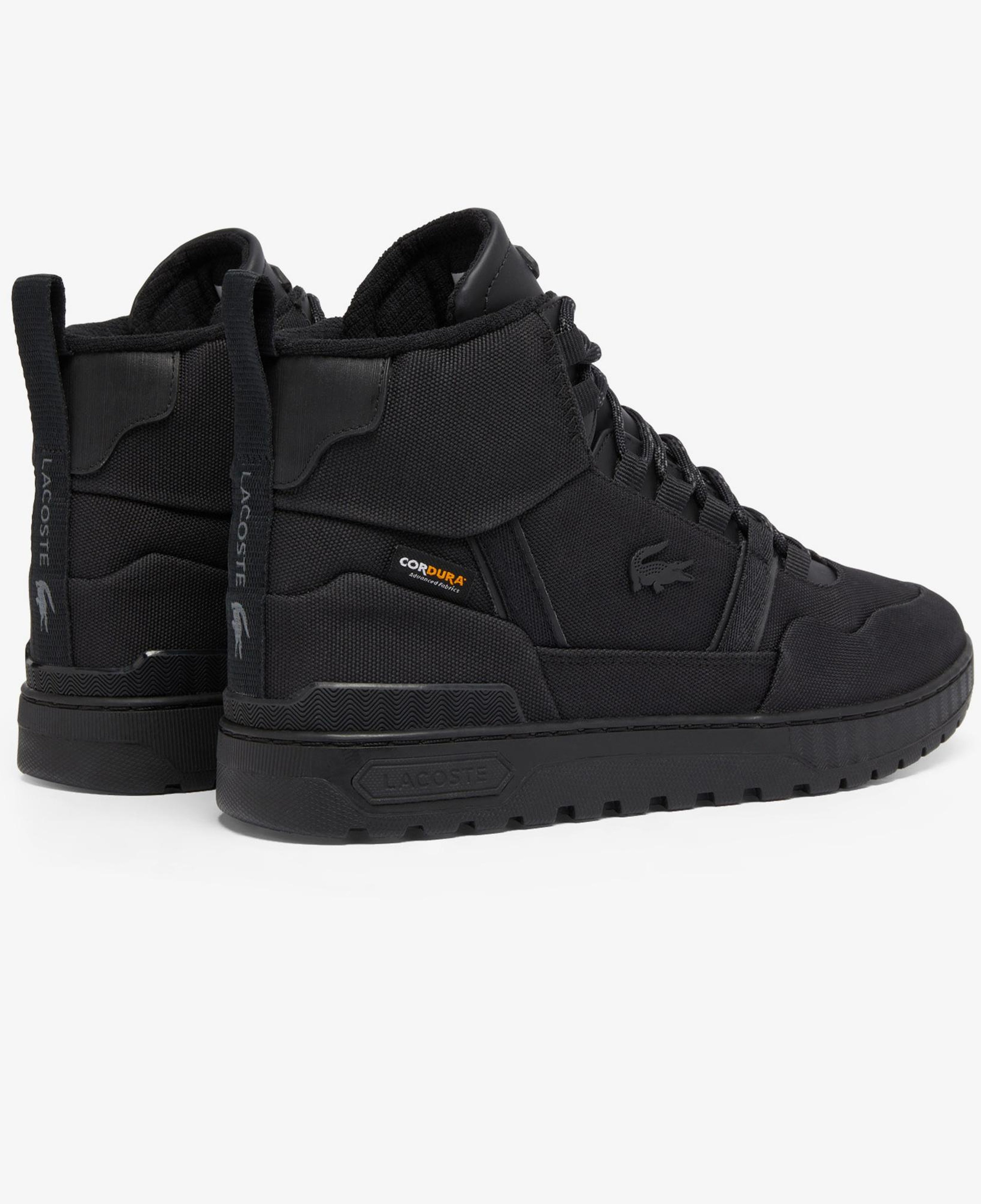 Lacoste T-Clip Winter Mid Erkek Siyah Bot